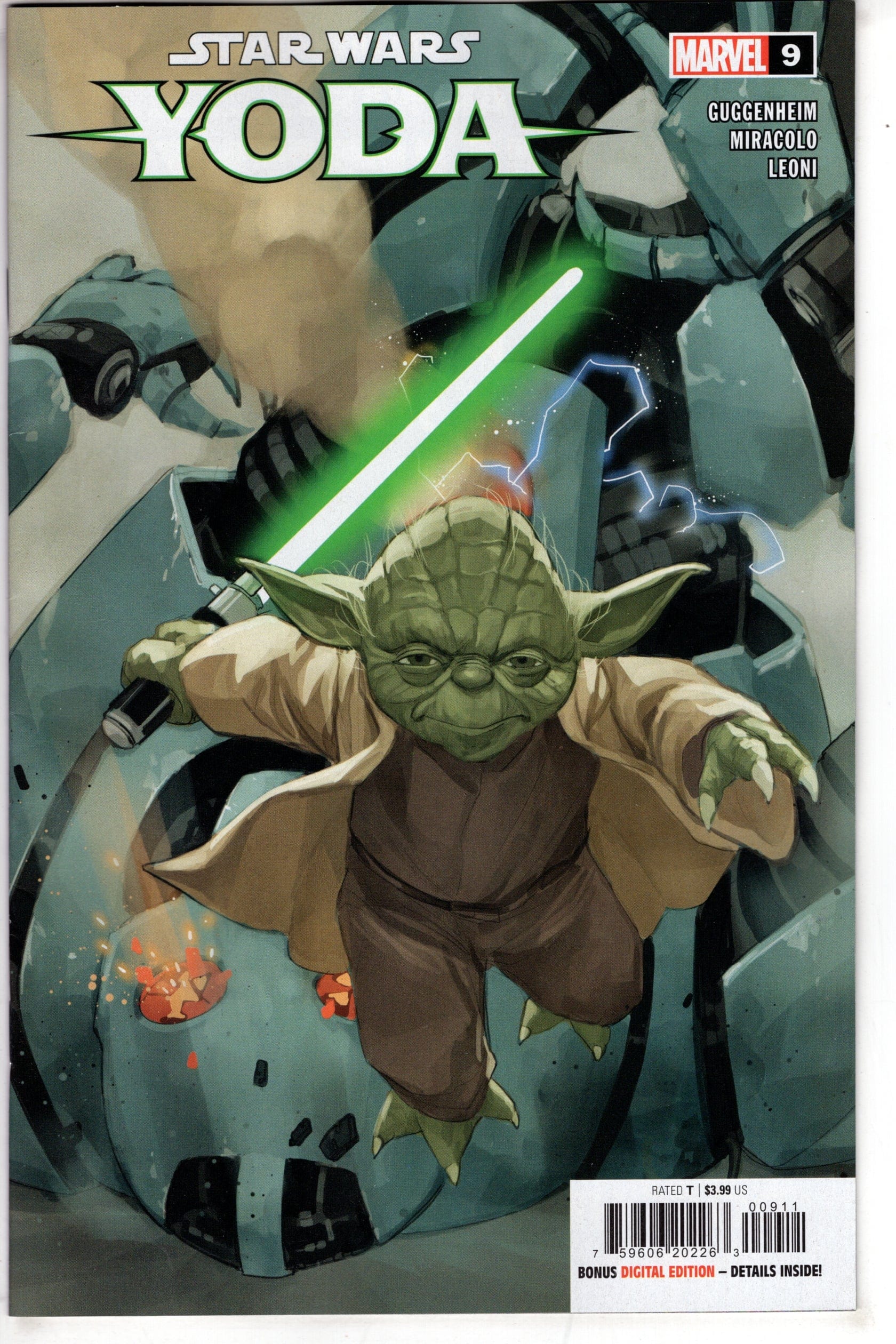 MARVEL PRH COMIC BOOK STAR WARS YODA #9