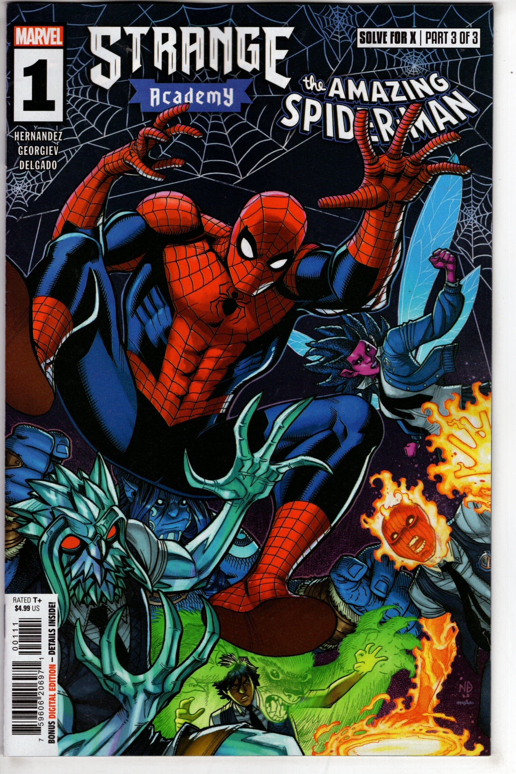 MARVEL PRH COMIC BOOK STRANGE ACADEMY AMAZING SPIDER-MAN #1