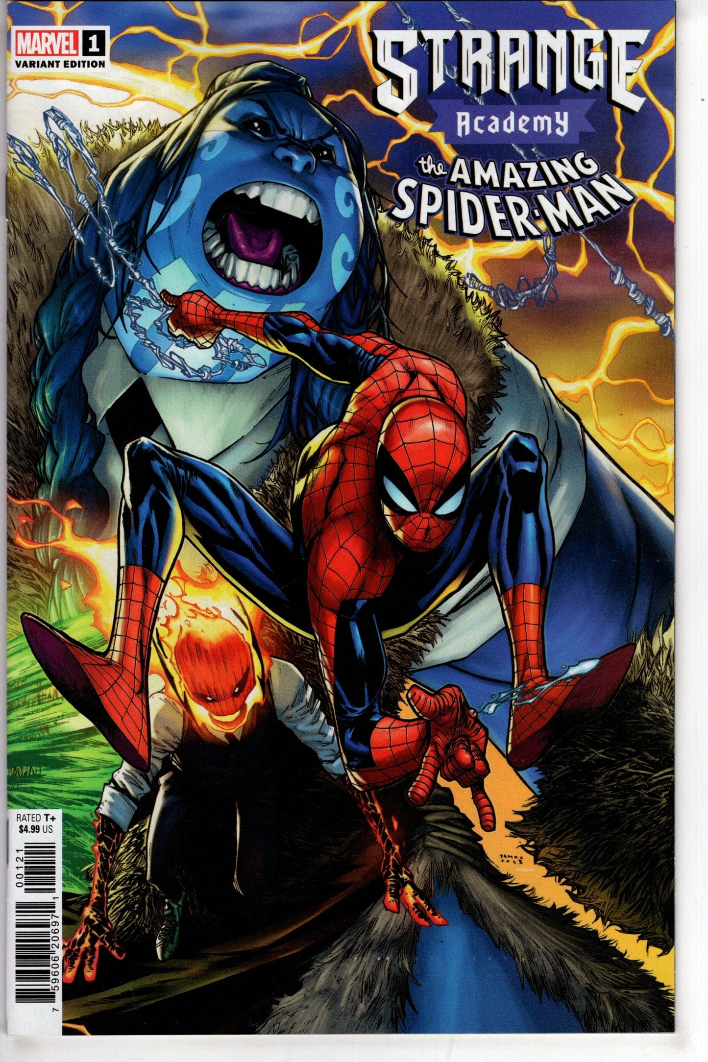 MARVEL PRH COMIC BOOK STRANGE ACADEMY AMAZING SPIDER-MAN #1 RAMOS CONNECT VAR