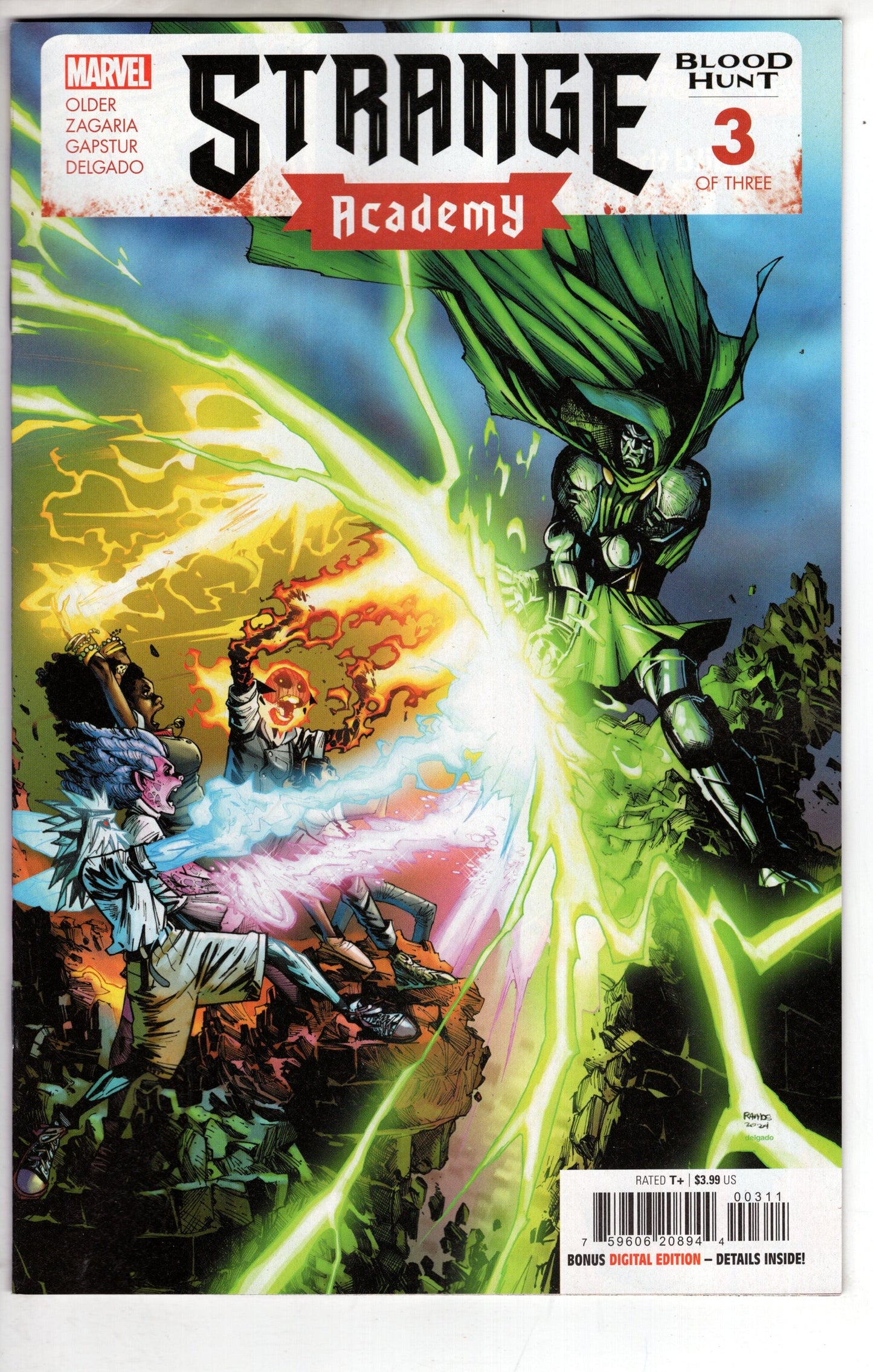 MARVEL PRH COMIC BOOK STRANGE ACADEMY BLOOD HUNT #3