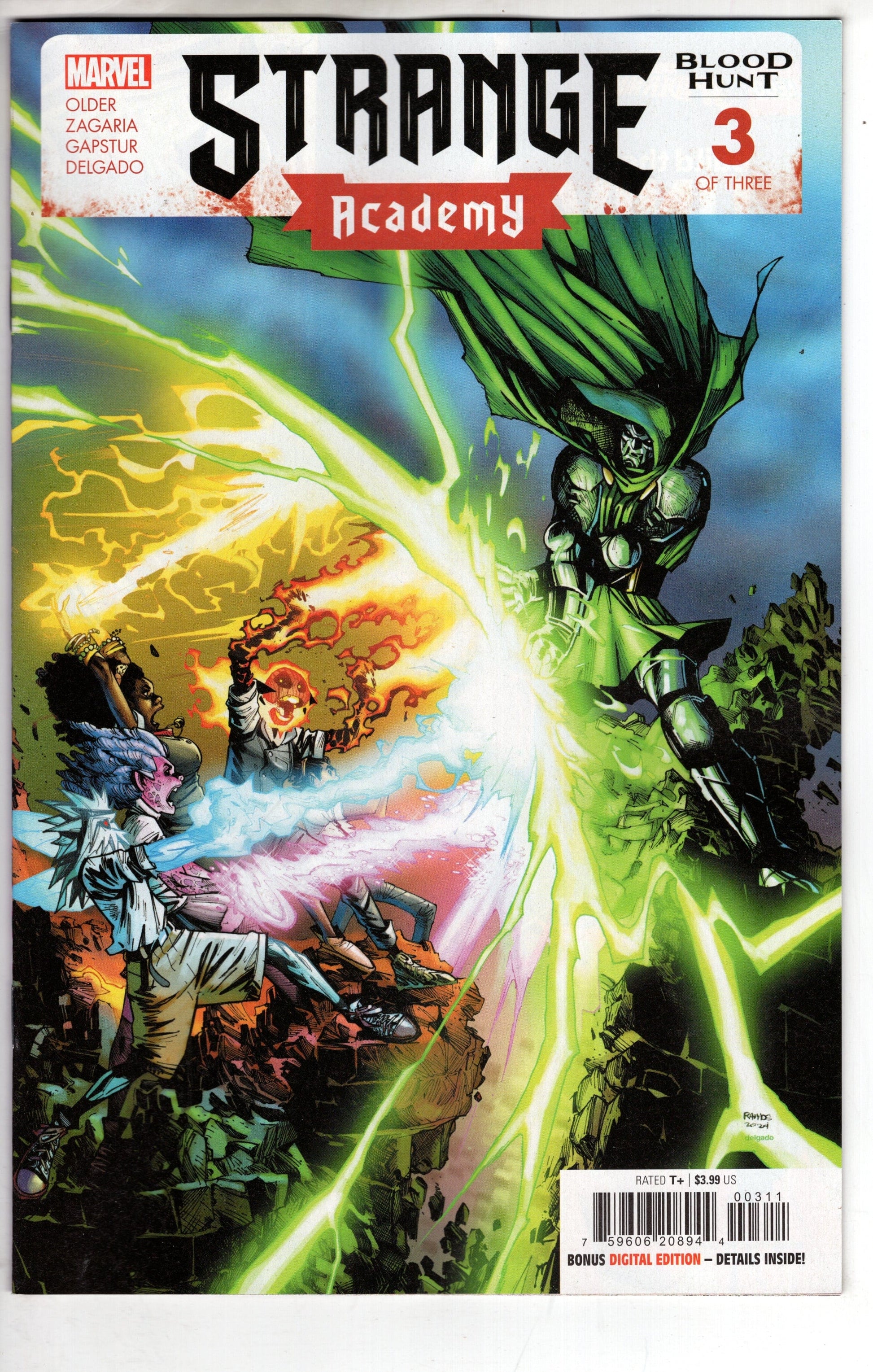 MARVEL PRH COMIC BOOK STRANGE ACADEMY BLOOD HUNT #3