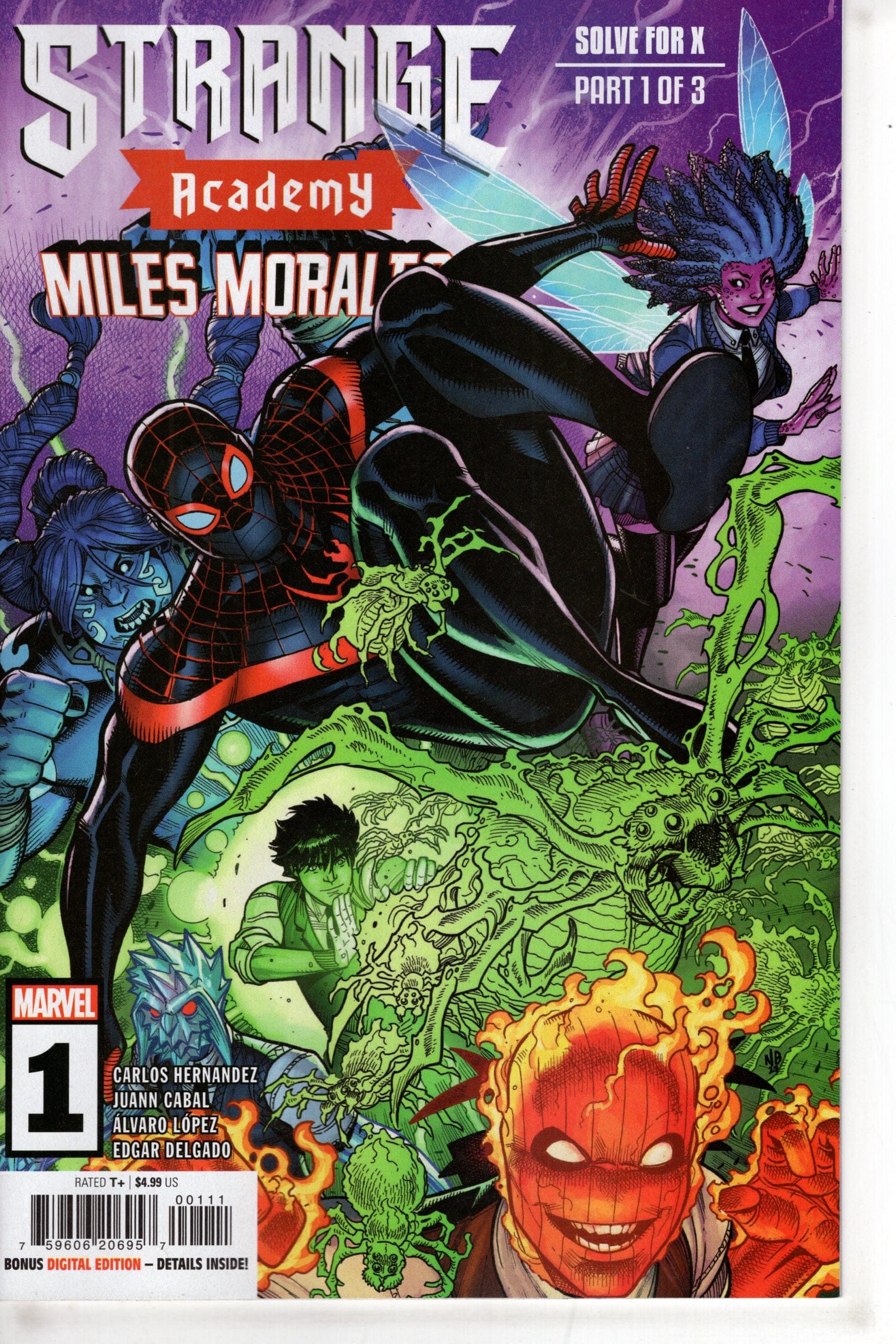 MARVEL PRH COMIC BOOK STRANGE ACADEMY MILES MORALES #1