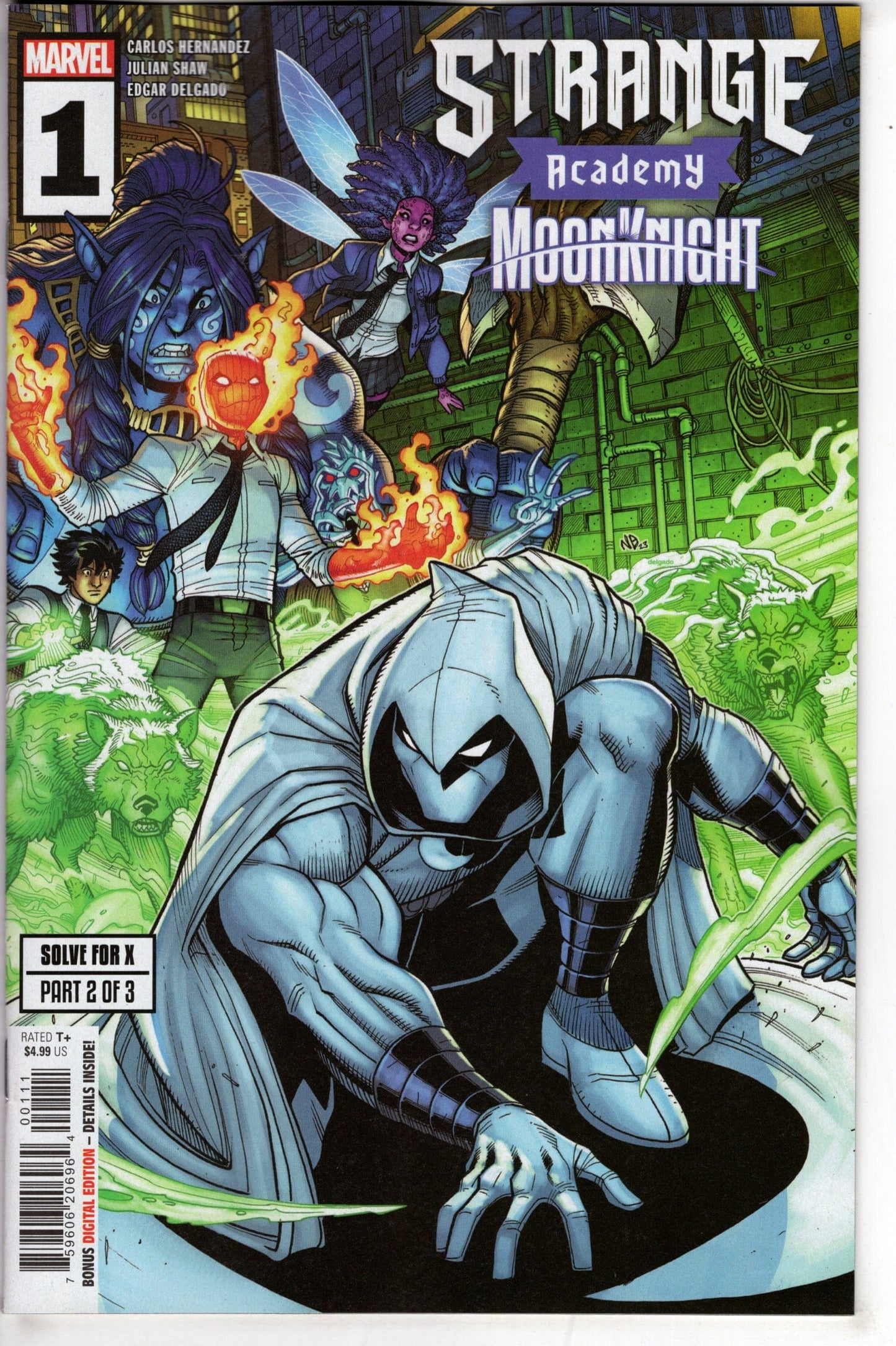 MARVEL PRH COMIC BOOK STRANGE ACADEMY MOON KNIGHT #1