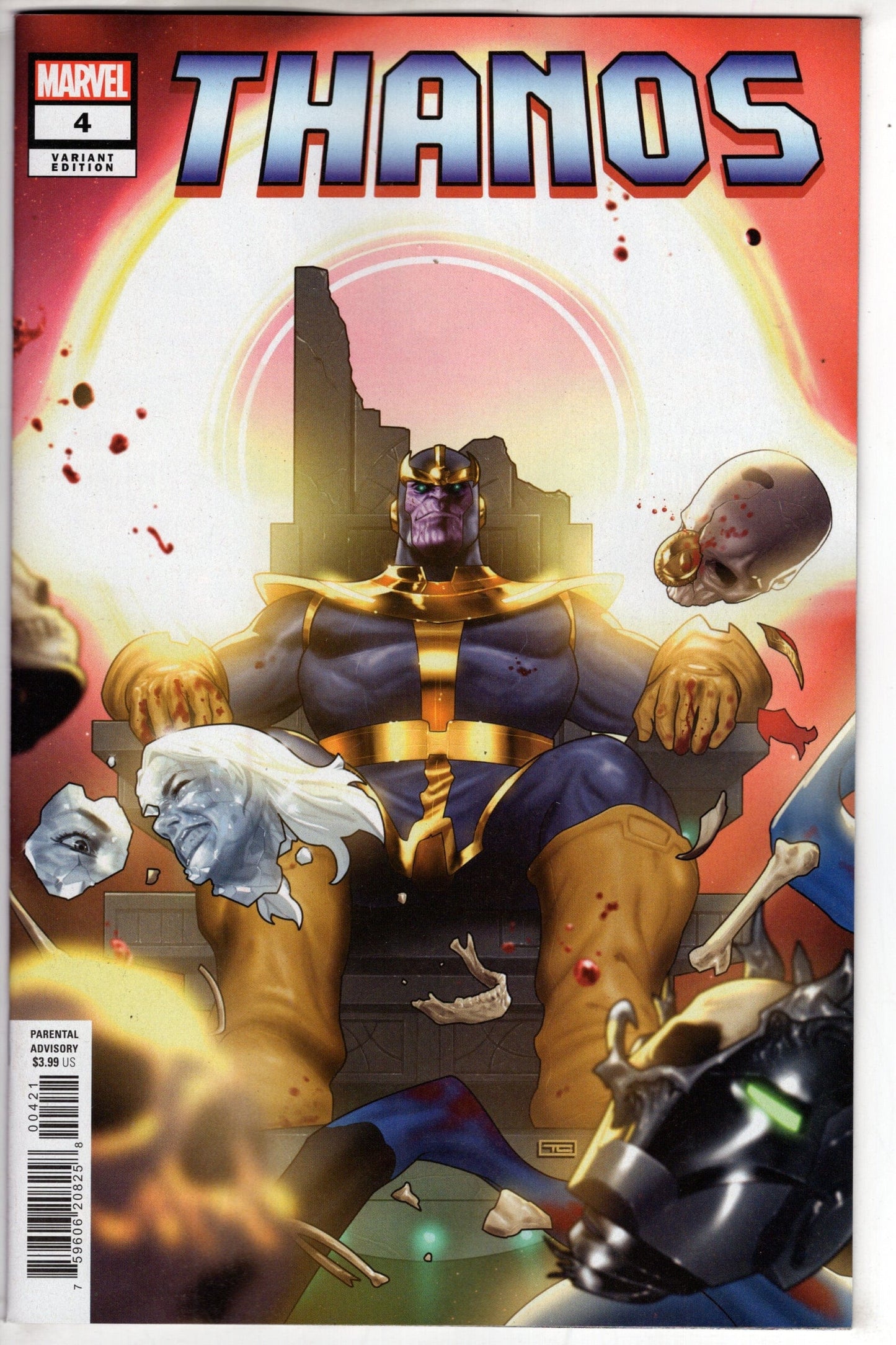 MARVEL PRH COMIC BOOK THANOS #4 TAURIN CLARKE VAR