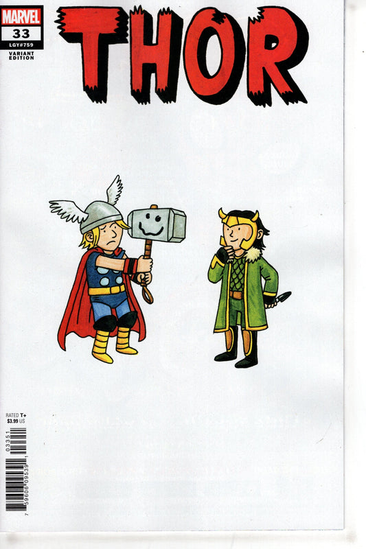 MARVEL PRH COMIC BOOK THOR #33 JEFFREY BROWN VAR