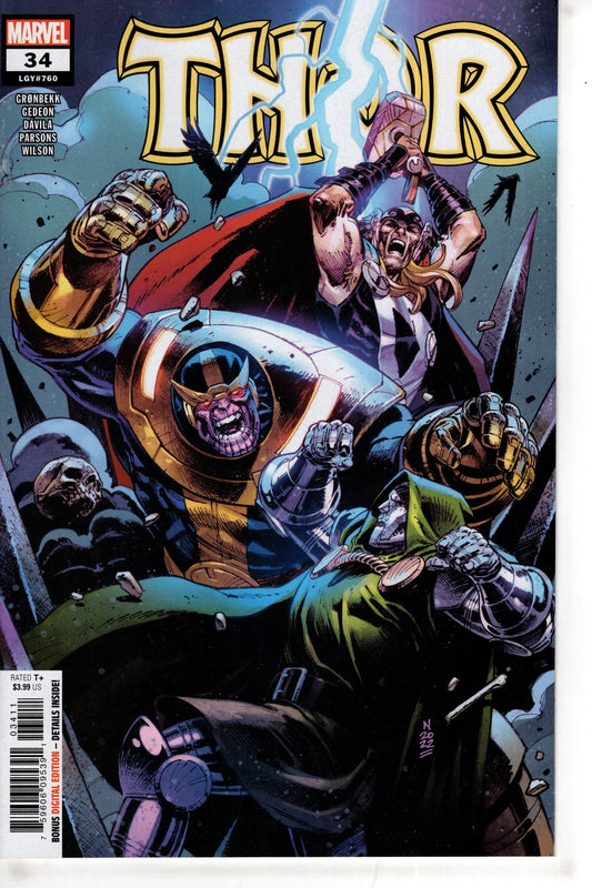MARVEL PRH COMIC BOOK THOR #34