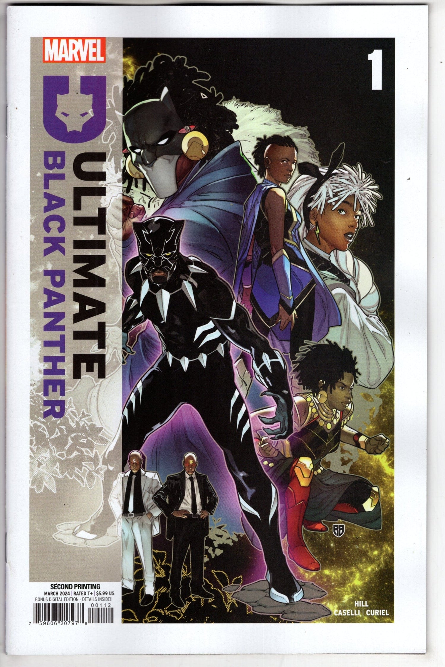 MARVEL PRH COMIC BOOK ULTIMATE BLACK PANTHER #1 2ND PTG SILVA VAR