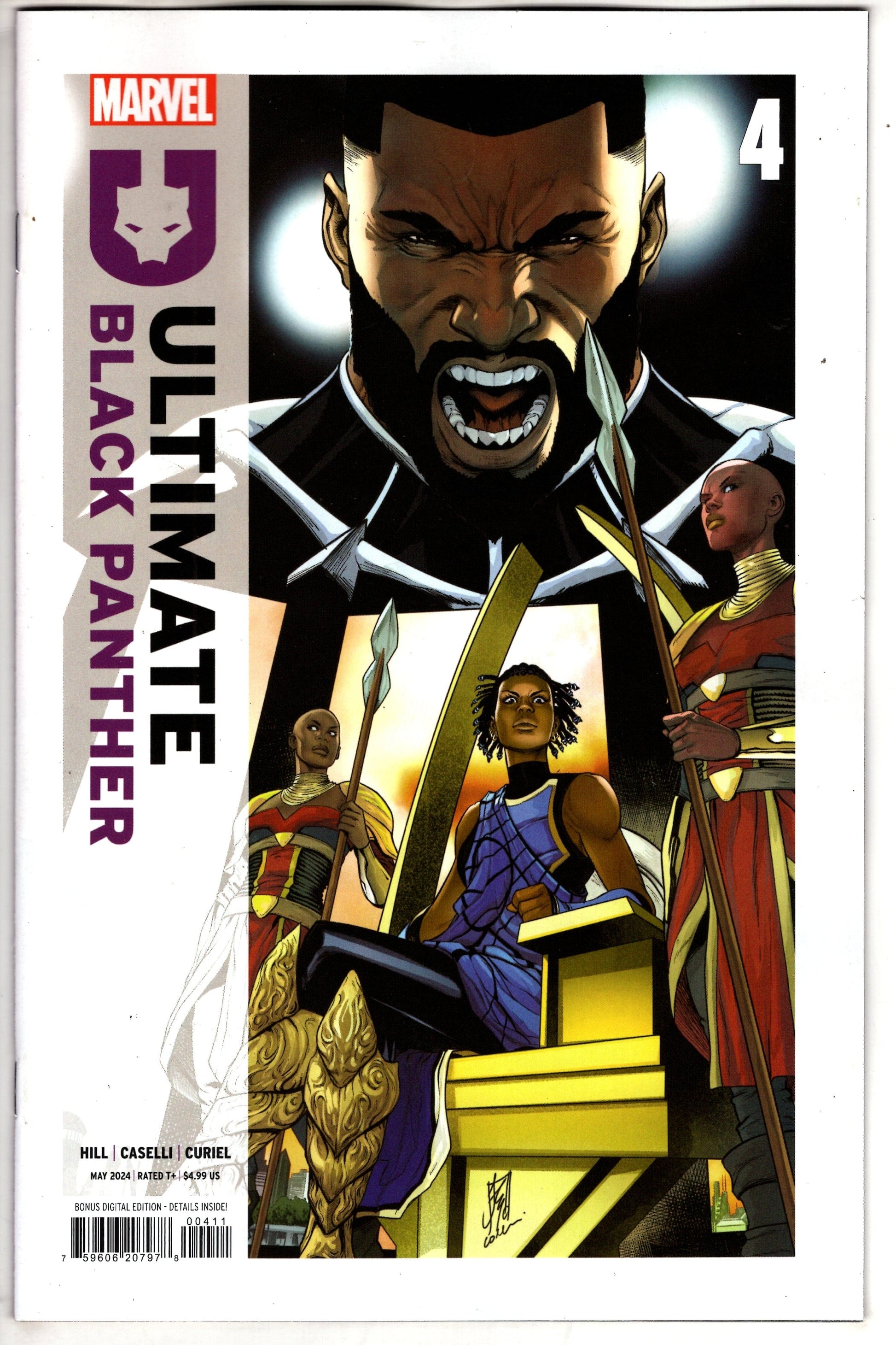 MARVEL PRH COMIC BOOK ULTIMATE BLACK PANTHER #4