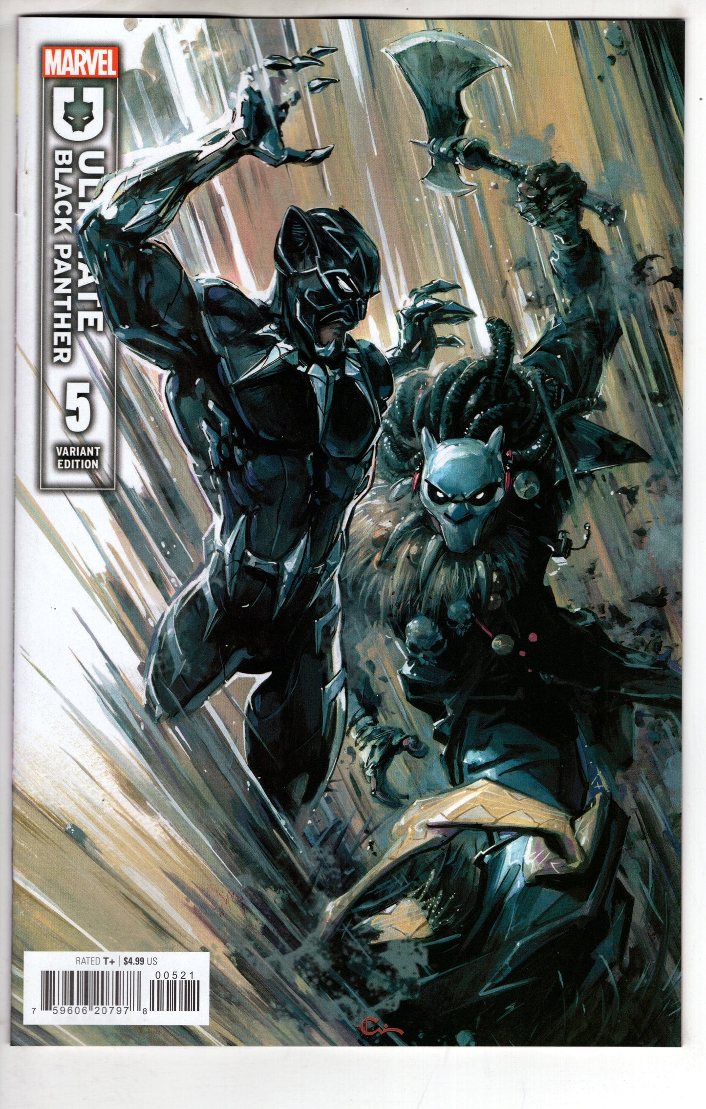 MARVEL PRH COMIC BOOK ULTIMATE BLACK PANTHER #5 CLAYTON CRAIN VARIANT