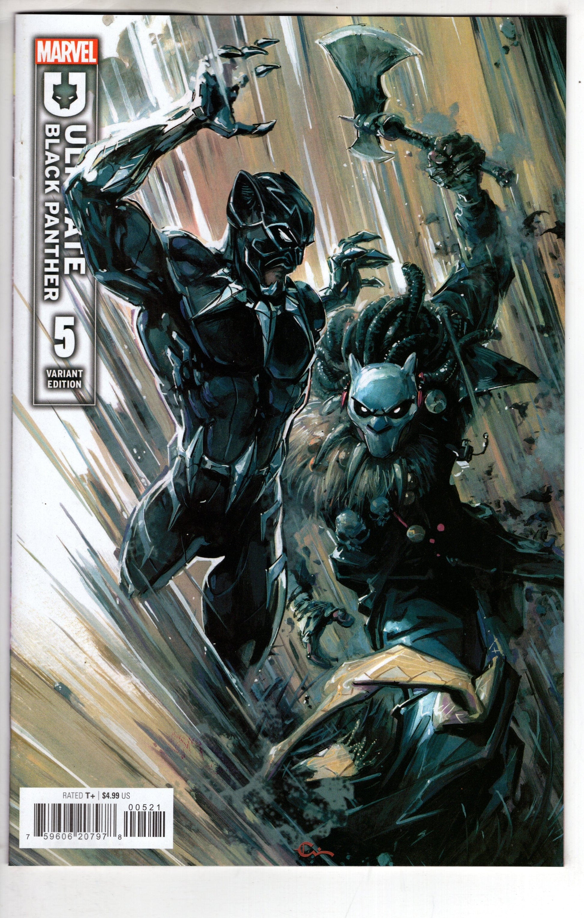 MARVEL PRH COMIC BOOK ULTIMATE BLACK PANTHER #5 CLAYTON CRAIN VARIANT