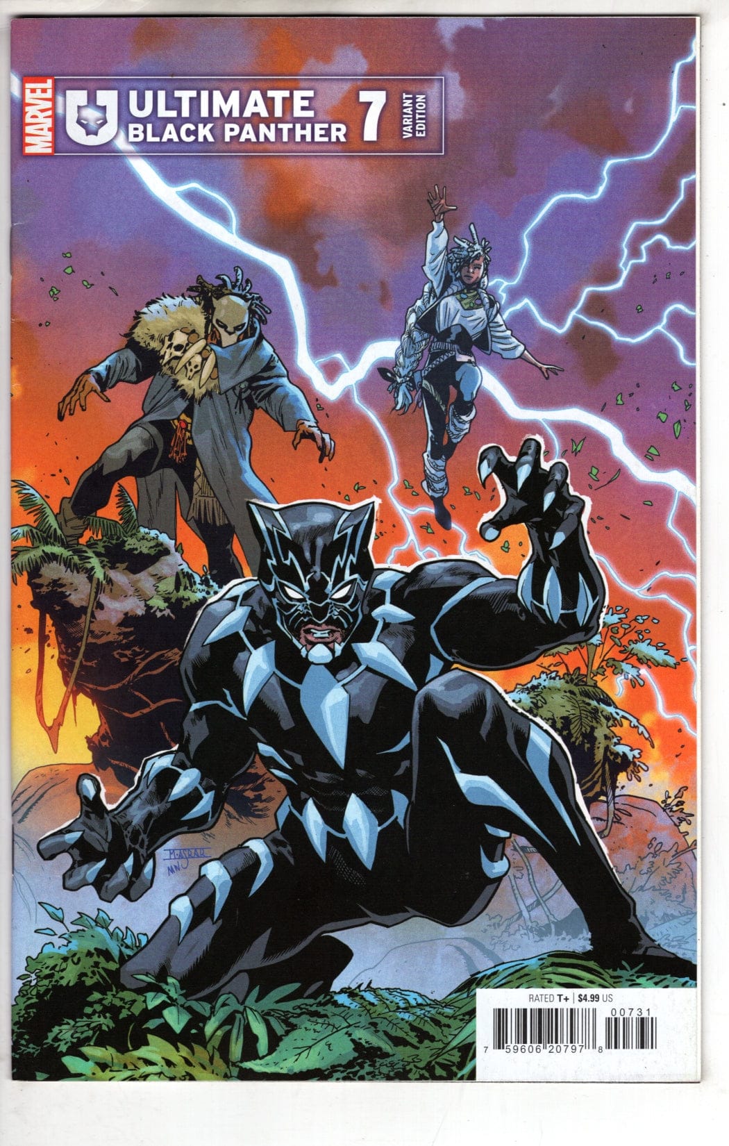 MARVEL PRH COMIC BOOK ULTIMATE BLACK PANTHER #7 MAHMUD ASRAR VAR (FN/VF)