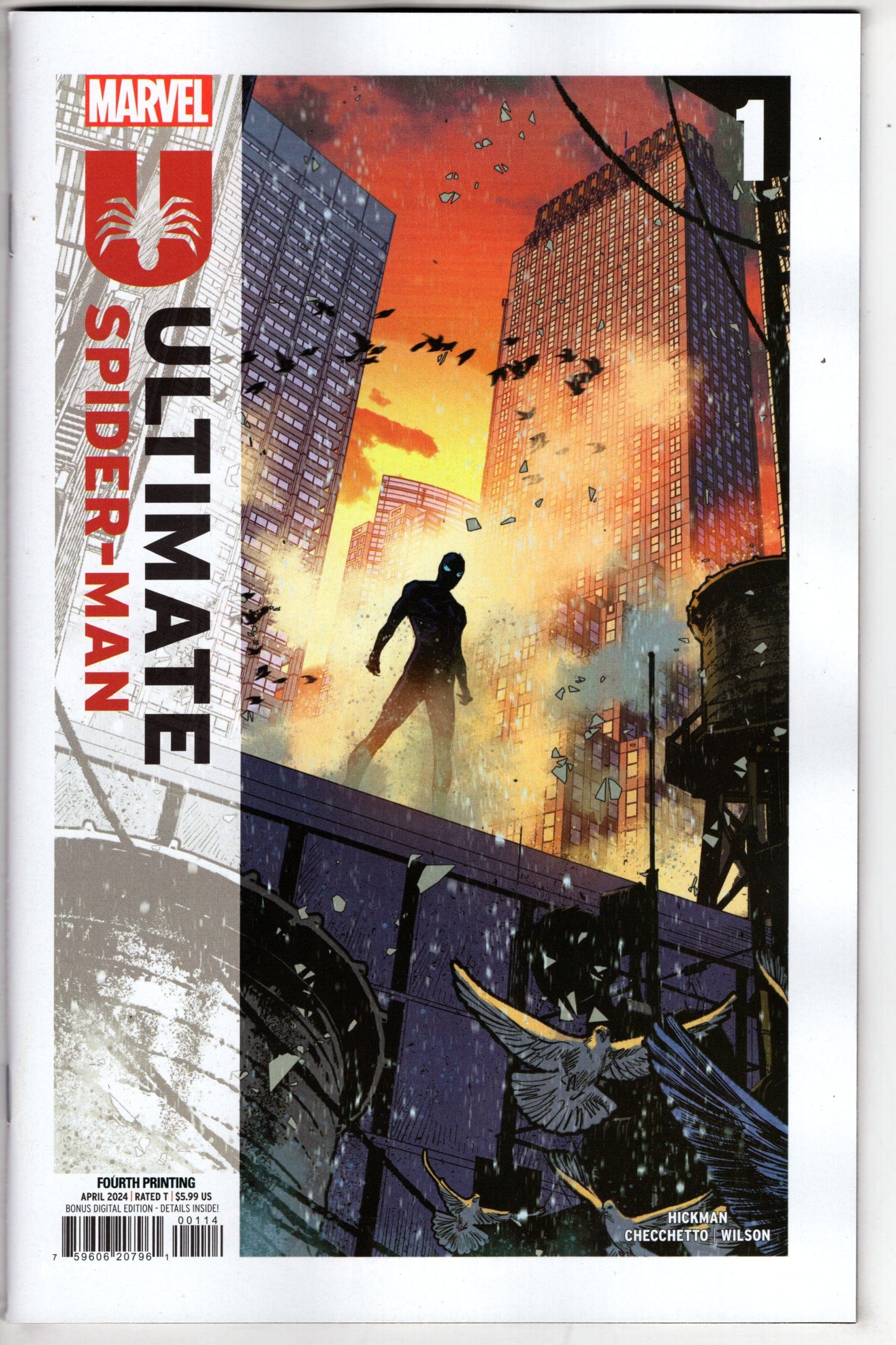 MARVEL PRH COMIC BOOK ULTIMATE SPIDER-MAN #1 4TH PTG MARCO CHECCHETTO VAR