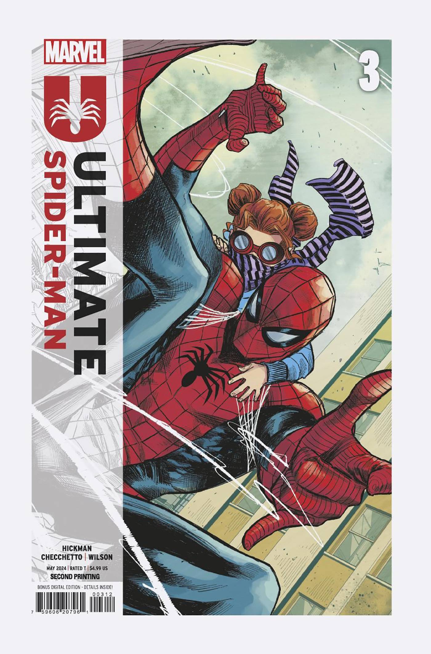 MARVEL PRH COMIC BOOK ULTIMATE SPIDER-MAN #3 2ND PTG MARCO CHECCHETTO VAR