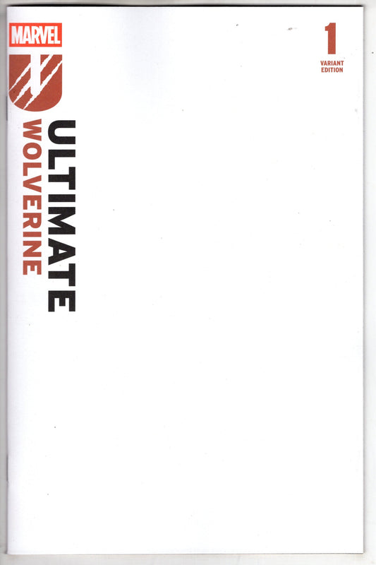 MARVEL PRH COMIC BOOK ULTIMATE WOLVERINE #1 2ND PTG BLANK COVER VAR
