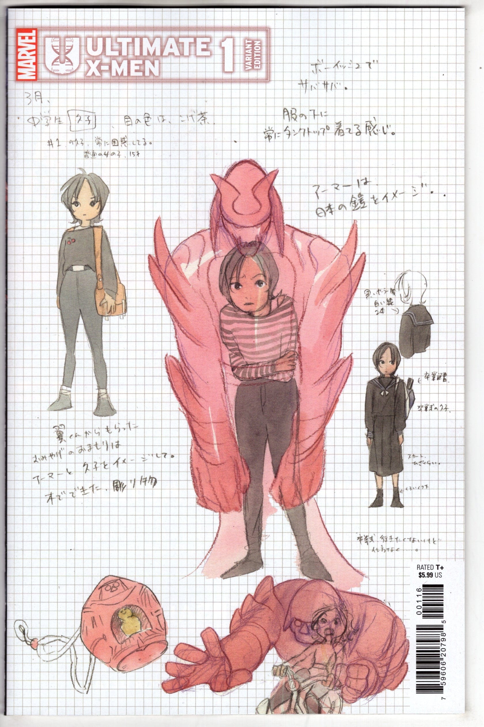 MARVEL PRH COMIC BOOK ULTIMATE X-MEN #1 10 COPY INCV PEACH MOMOKO DESIGN VAR