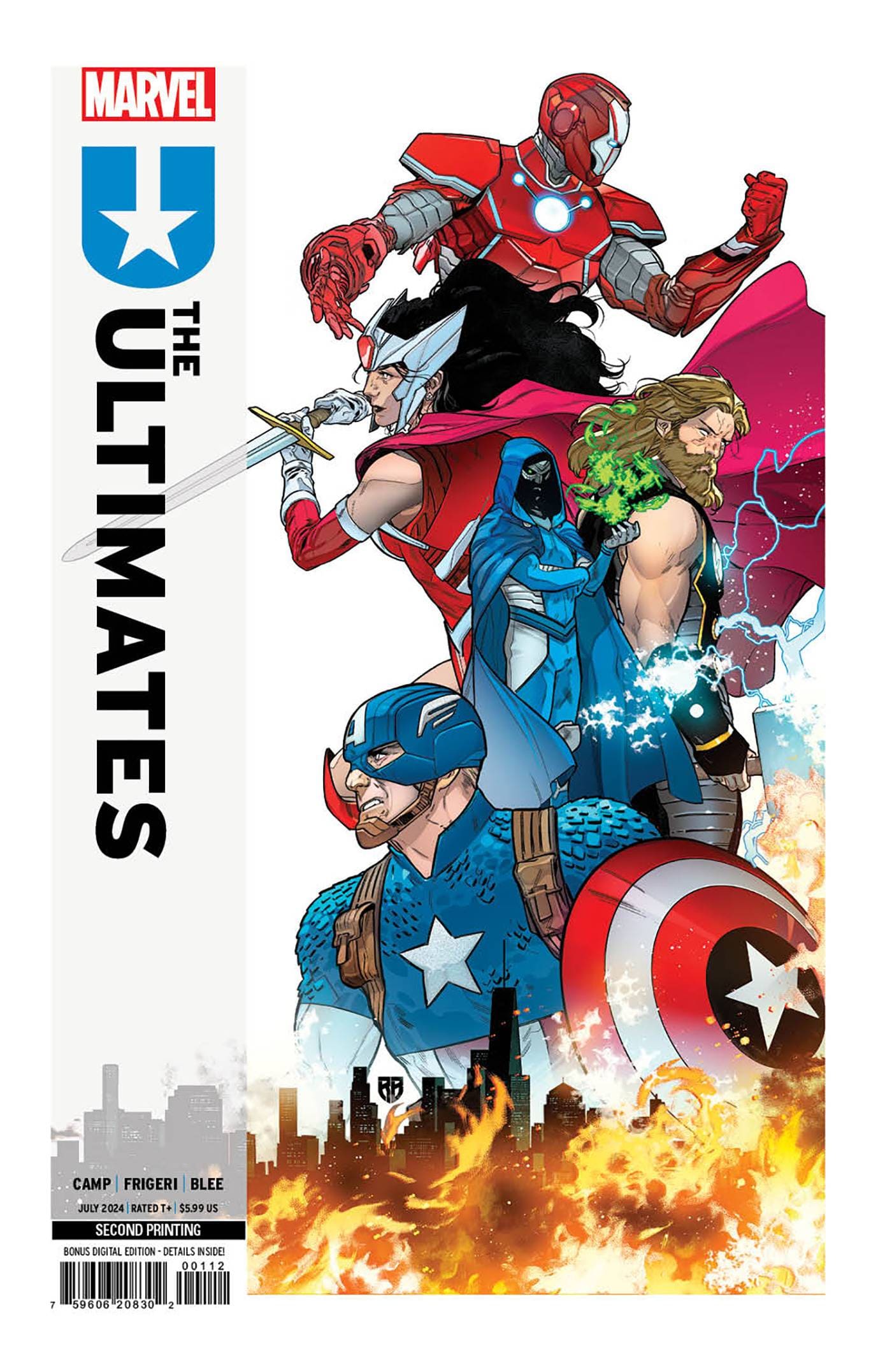 MARVEL PRH COMIC BOOK ULTIMATES #1 2ND PTG SILVA VARIANT