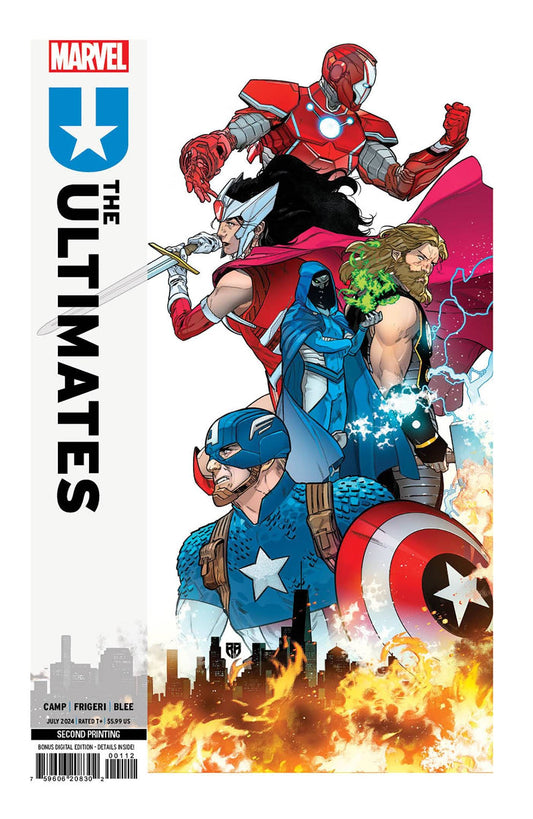 MARVEL PRH COMIC BOOK ULTIMATES #1 2ND PTG SILVA VARIANT