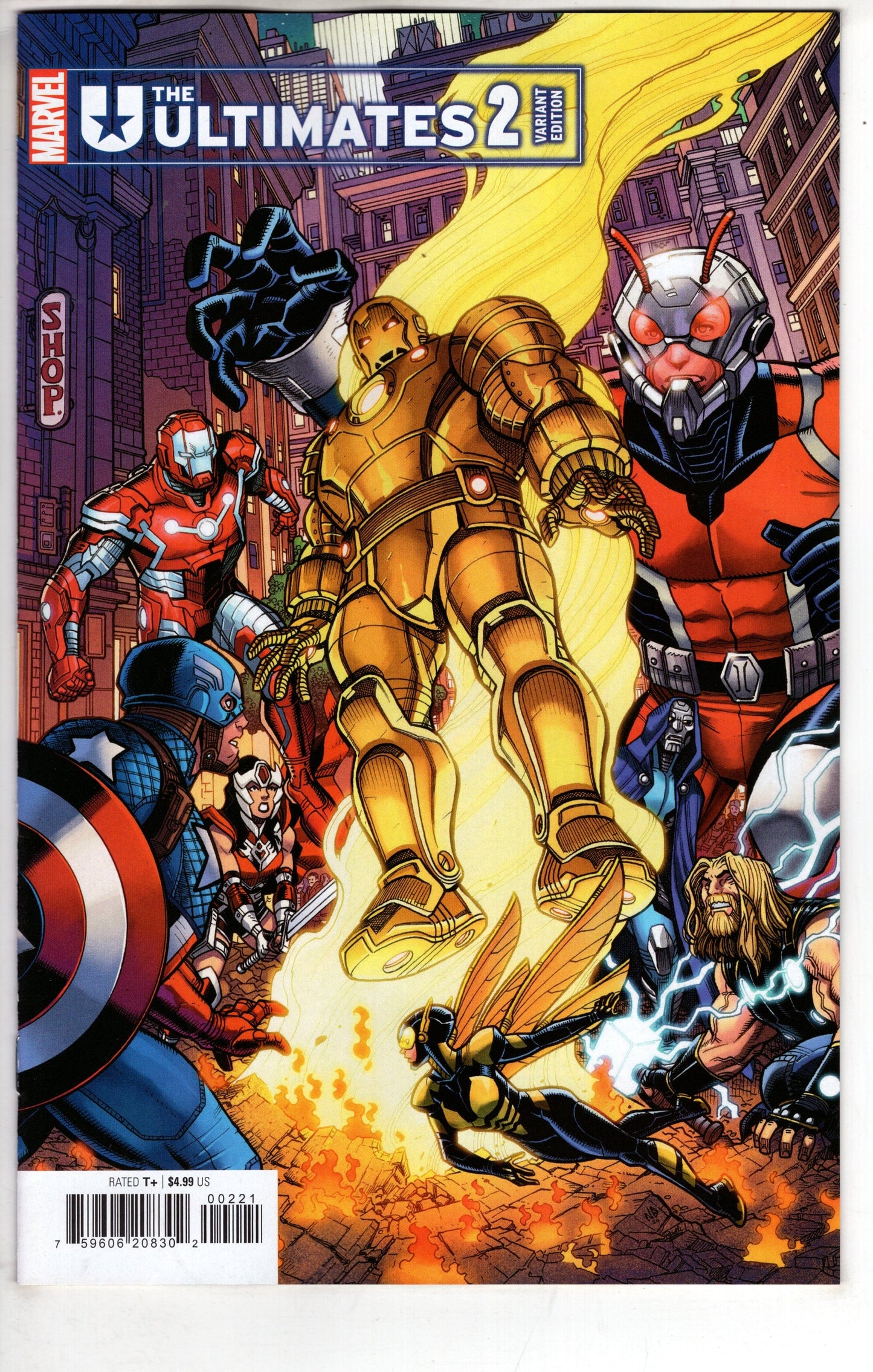 MARVEL PRH COMIC BOOK ULTIMATES #2 NICK BRADSHAW VAR