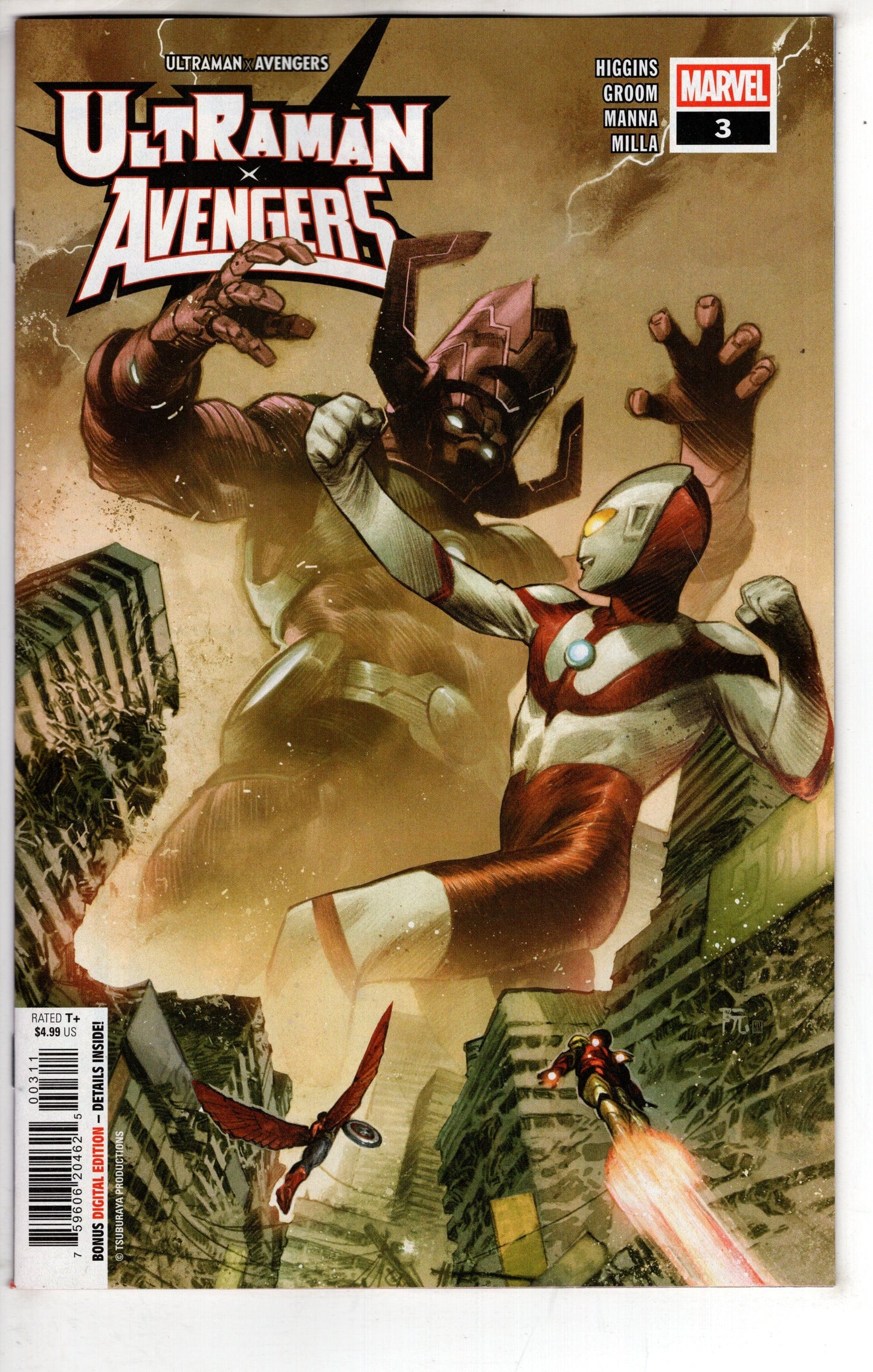 MARVEL PRH COMIC BOOK Ultraman X The Avengers #3 (Of 4) Comic Book