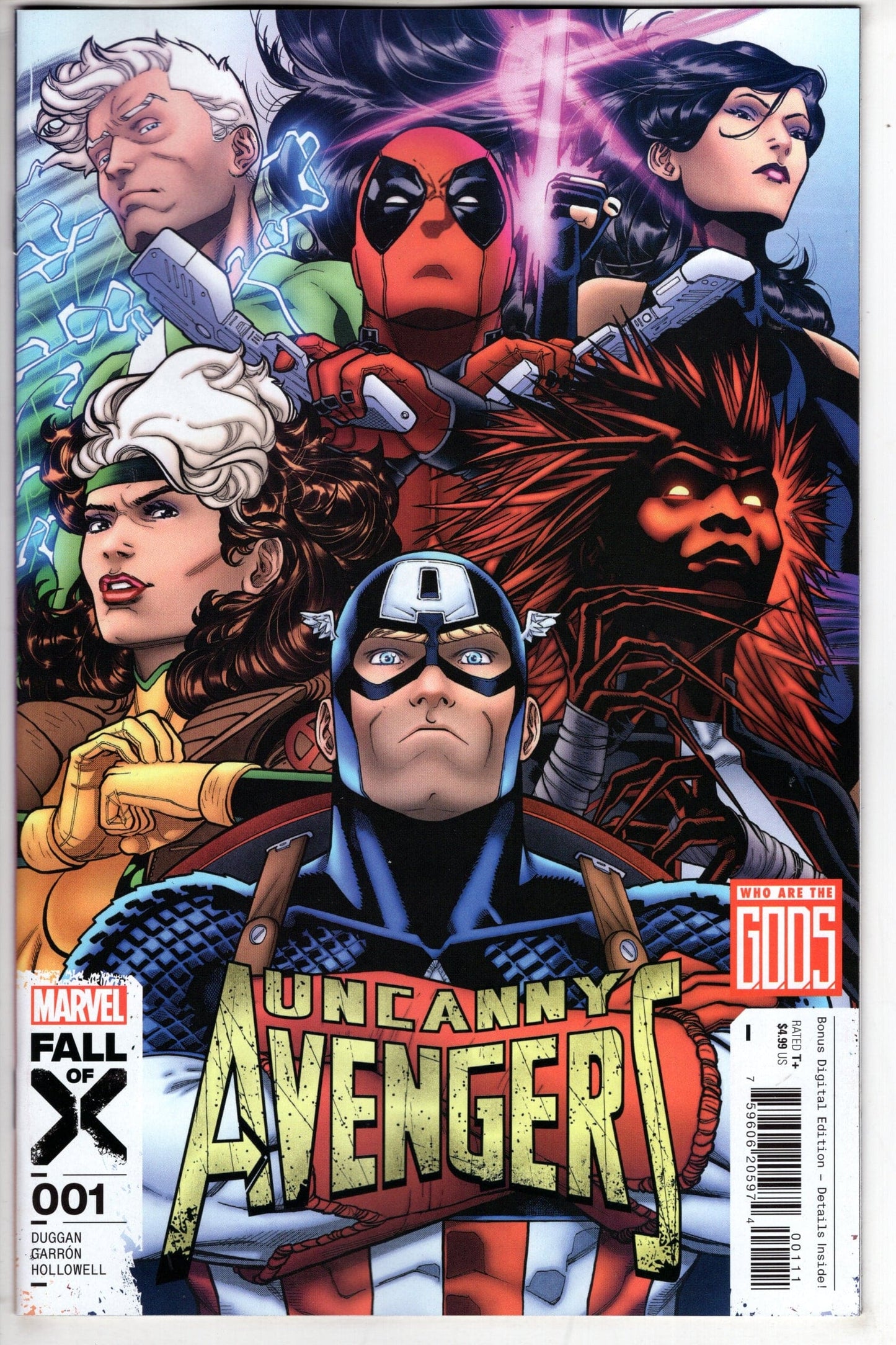 MARVEL PRH COMIC BOOK UNCANNY AVENGERS #1 (OF 5)