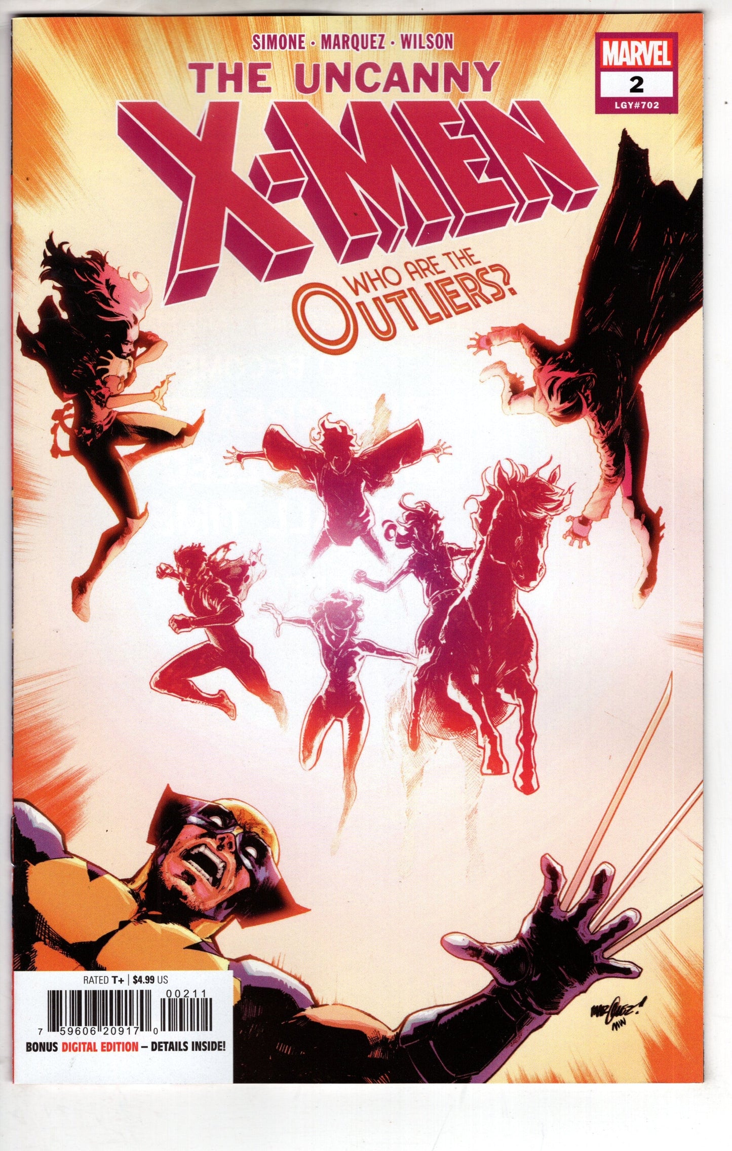 MARVEL PRH COMIC BOOK UNCANNY X-MEN #2
