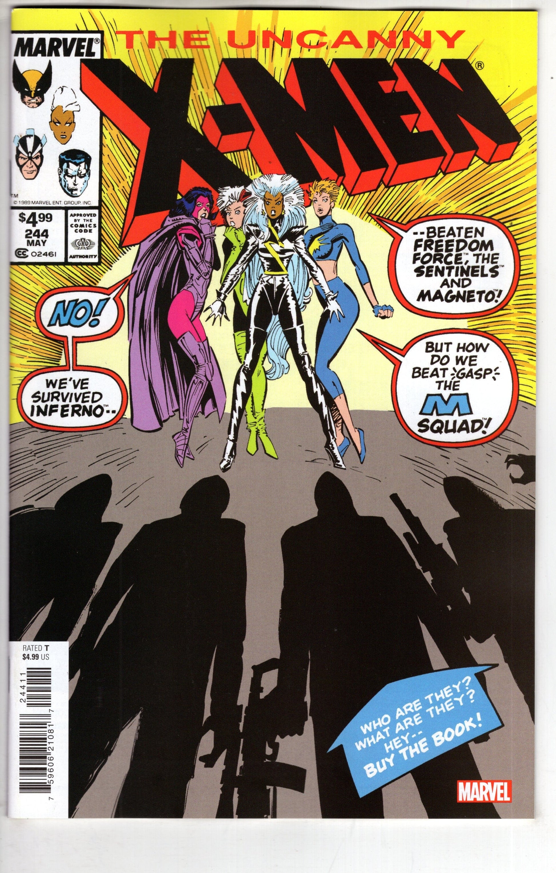 MARVEL PRH COMIC BOOK UNCANNY X-MEN #244 FACSIMILE ED