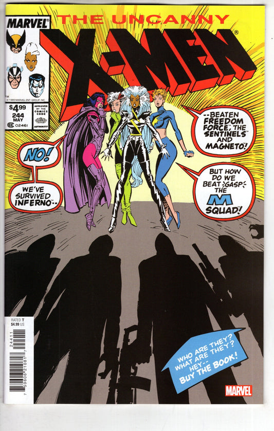 MARVEL PRH COMIC BOOK UNCANNY X-MEN #244 FACSIMILE ED