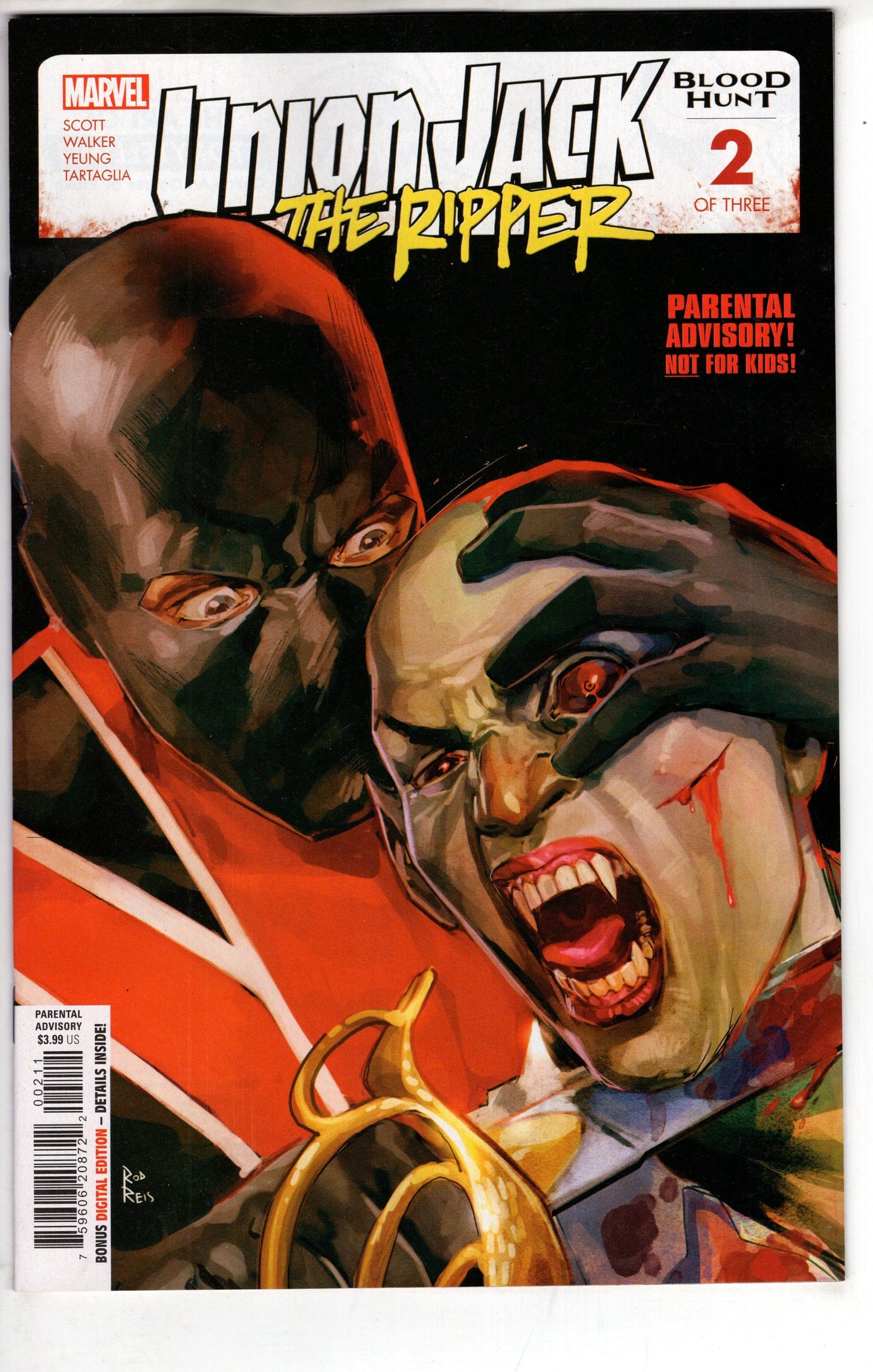 MARVEL PRH COMIC BOOK UNION JACK THE RIPPER BLOOD HUNT #2