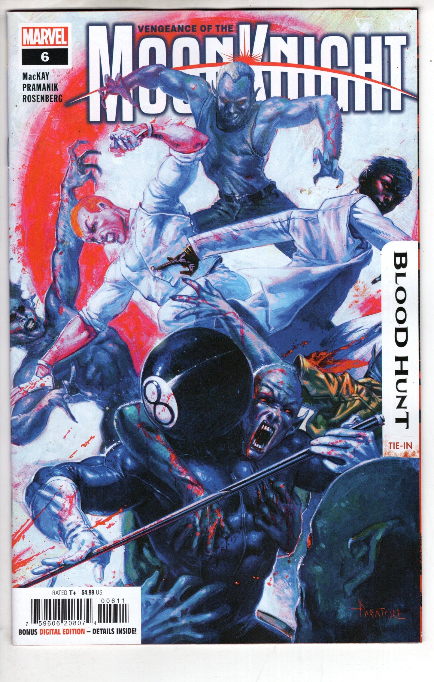MARVEL PRH COMIC BOOK VENGEANCE OF MOON KNIGHT #6
