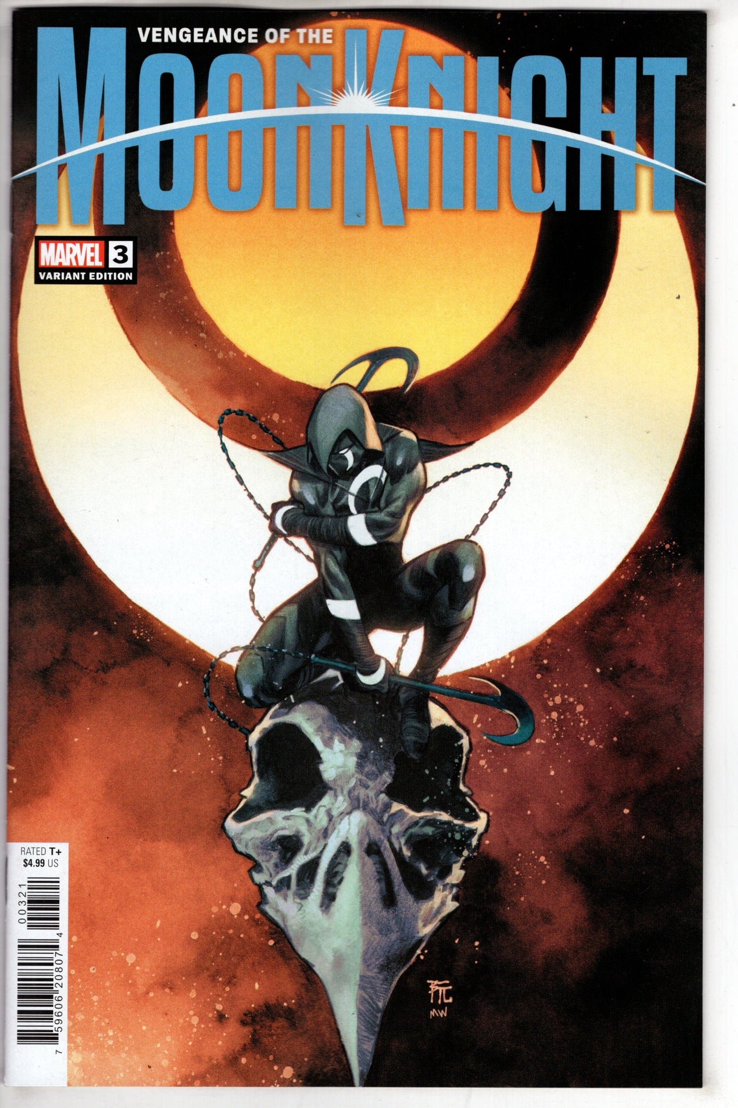 MARVEL PRH COMIC BOOK VENGEANCE OF THE MOON KNIGHT #3 DIKE RUAN VAR