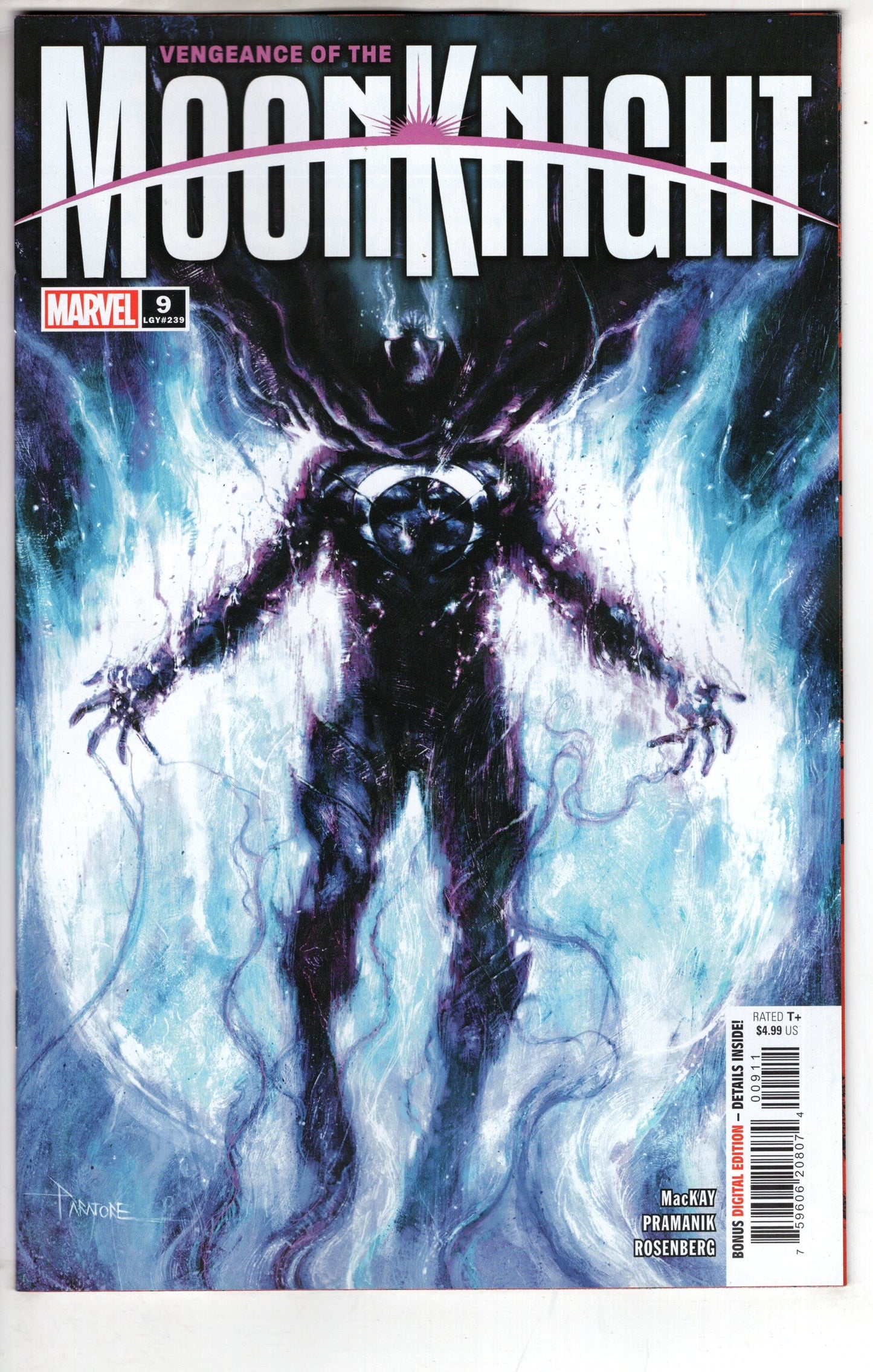 MARVEL PRH COMIC BOOK VENGEANCE OF THE MOON KNIGHT #9
