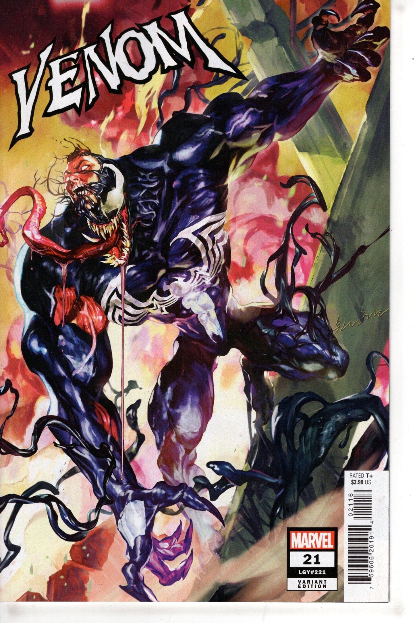 MARVEL PRH COMIC BOOK VENOM #21 25 COPY INCV SUNGHAN YUNE VAR