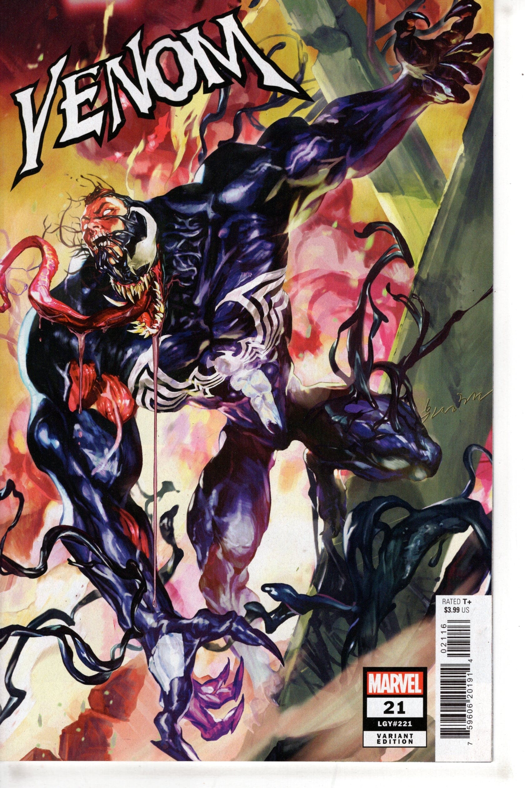 MARVEL PRH COMIC BOOK VENOM #21 25 COPY INCV SUNGHAN YUNE VAR