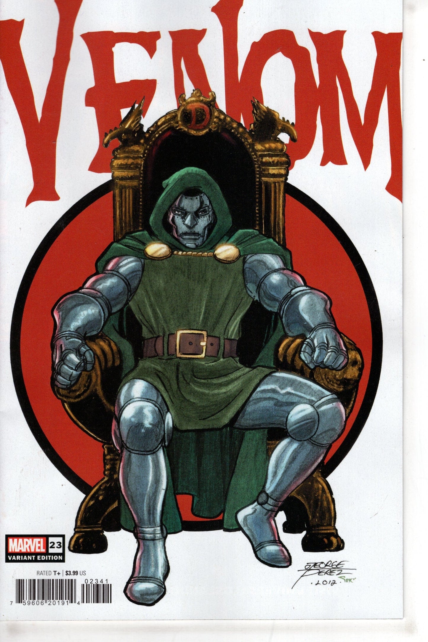 MARVEL PRH COMIC BOOK VENOM #23 GEORGE PEREZ VAR