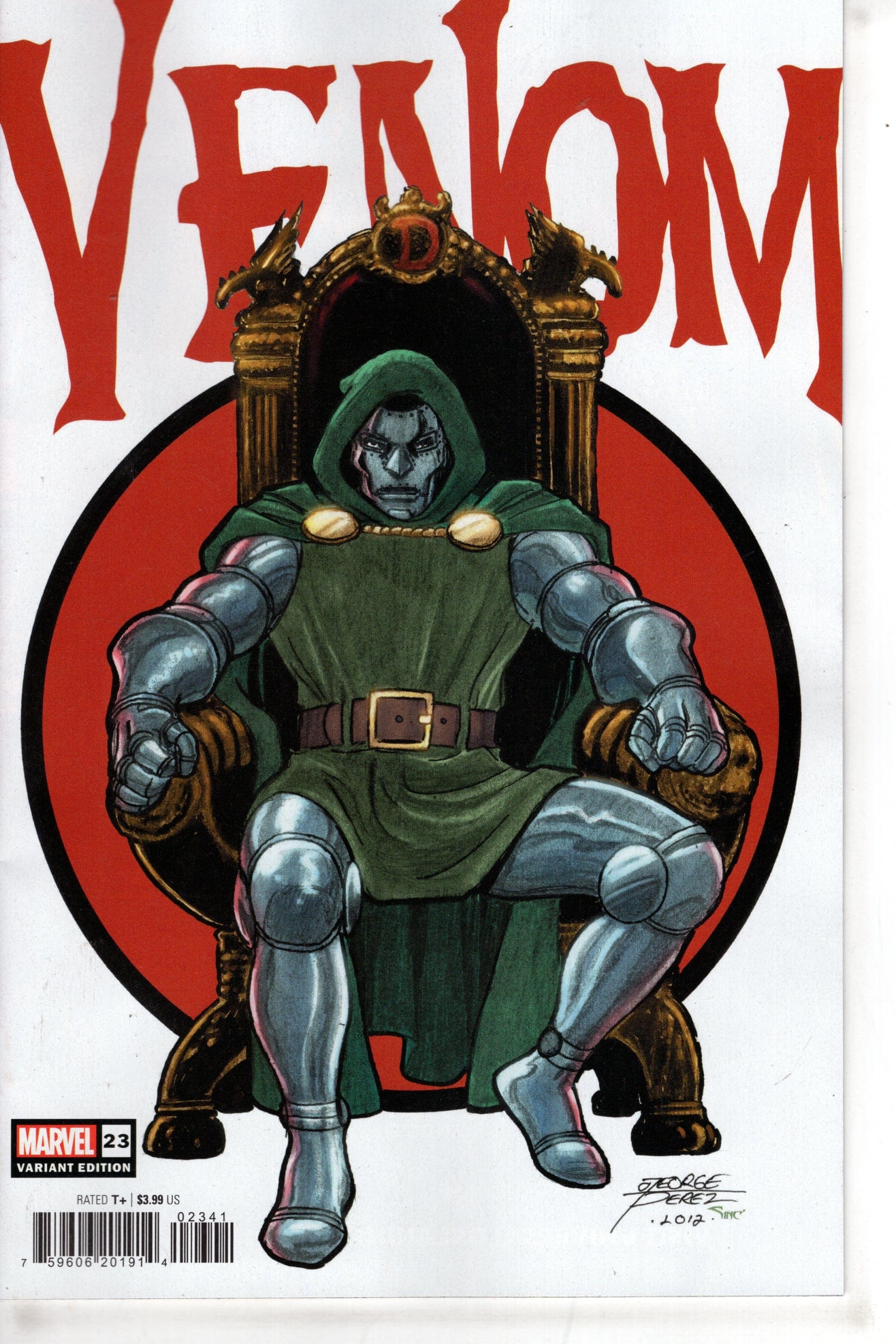 MARVEL PRH COMIC BOOK VENOM #23 GEORGE PEREZ VAR
