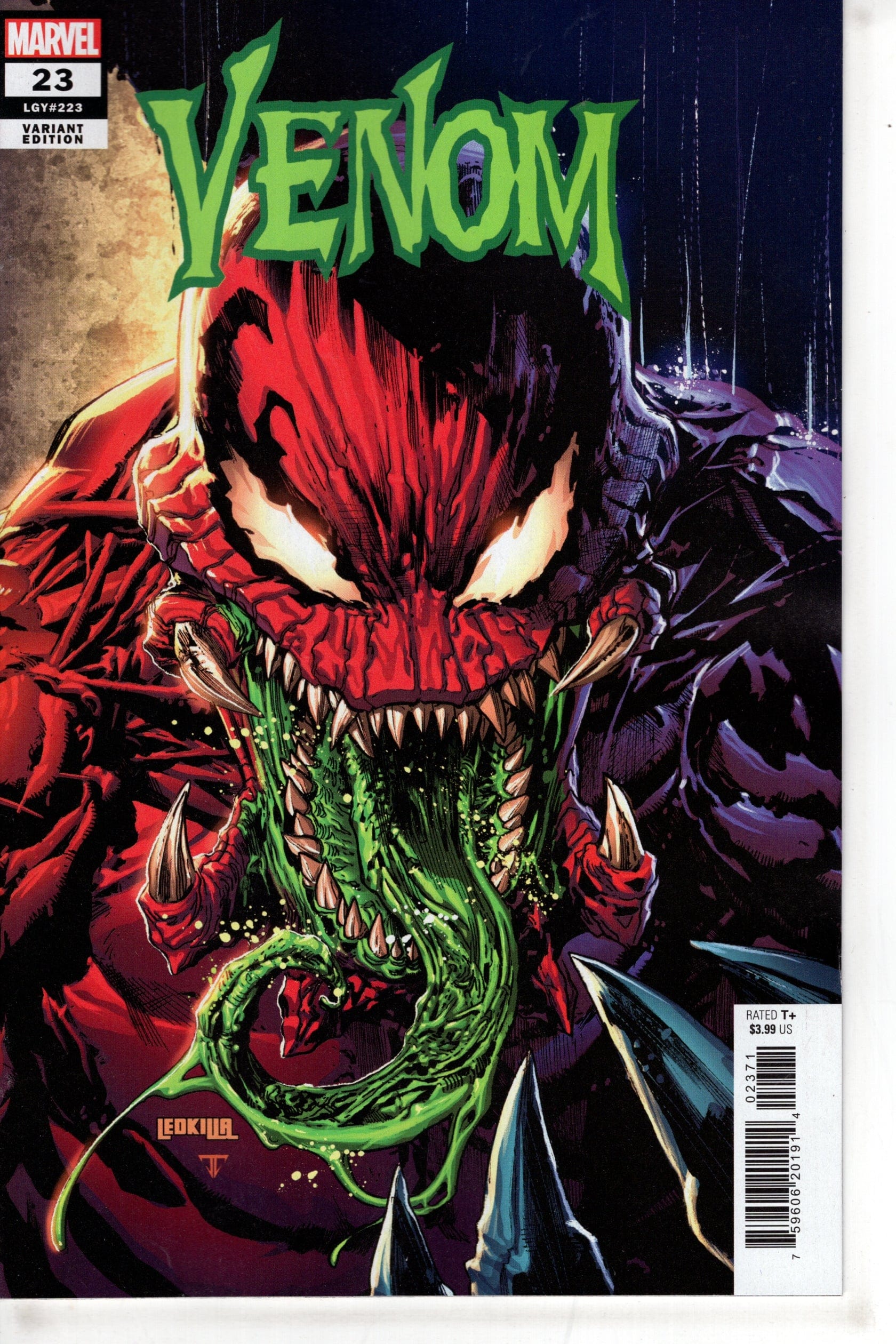 MARVEL PRH COMIC BOOK VENOM #23 KEN LASHLEY VAR