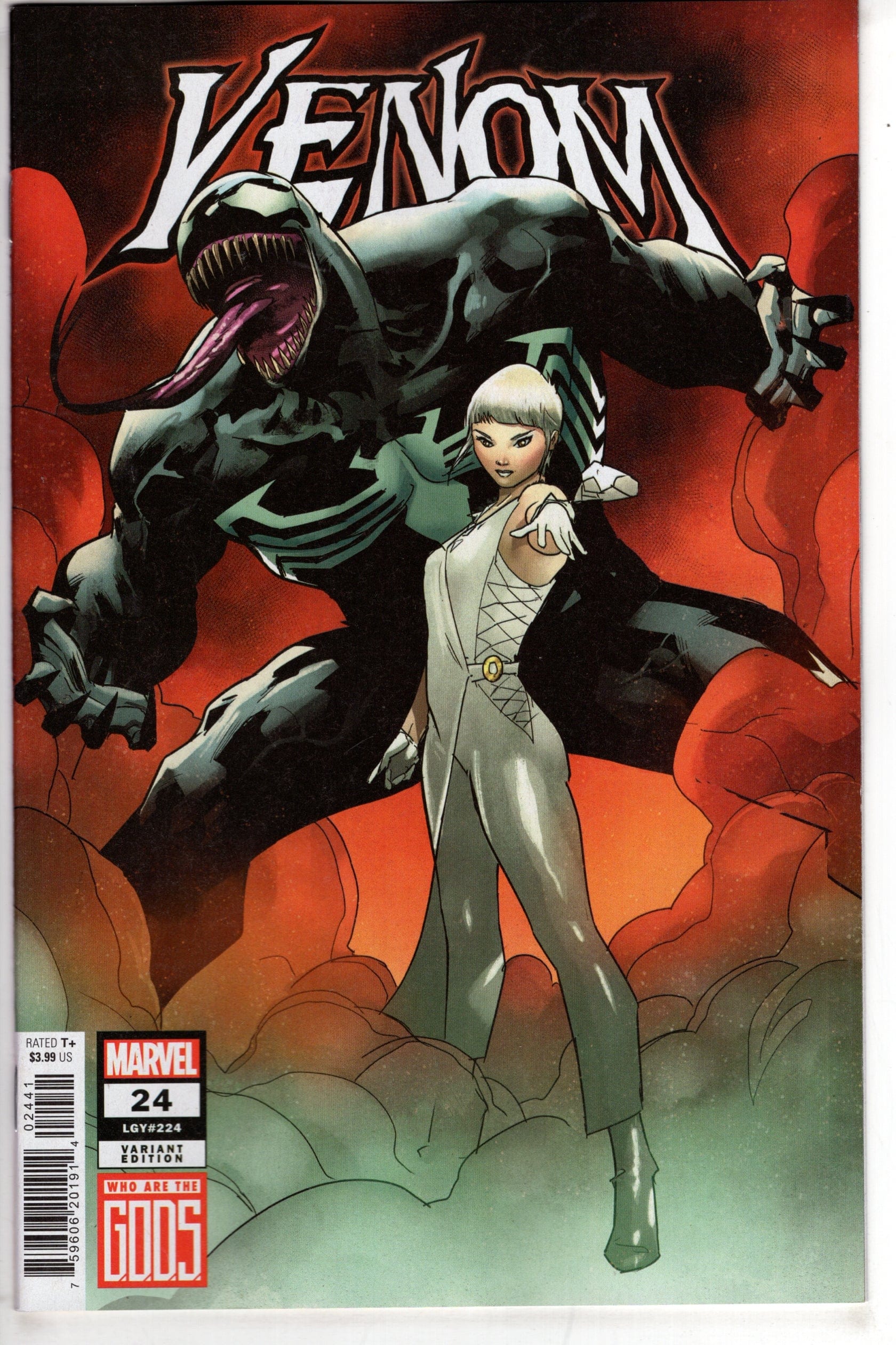 MARVEL PRH COMIC BOOK VENOM #24 JAN BAZALDUA GODS VAR