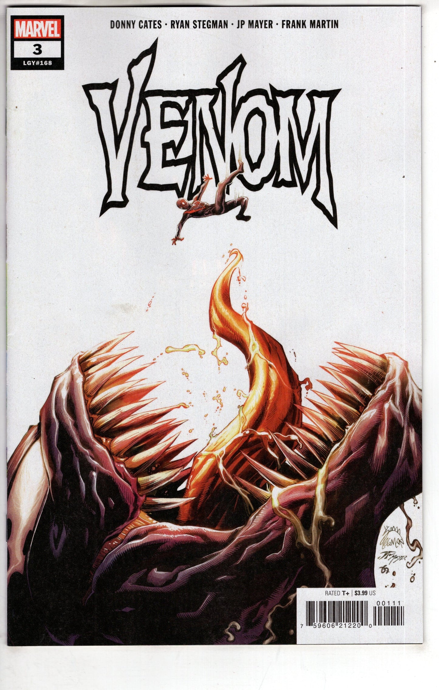 MARVEL PRH COMIC BOOK VENOM #3 FACSIMILE EDITION