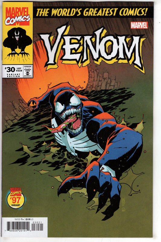 MARVEL PRH COMIC BOOK VENOM #30 MIKE HENDERSON MARVEL 97 VAR