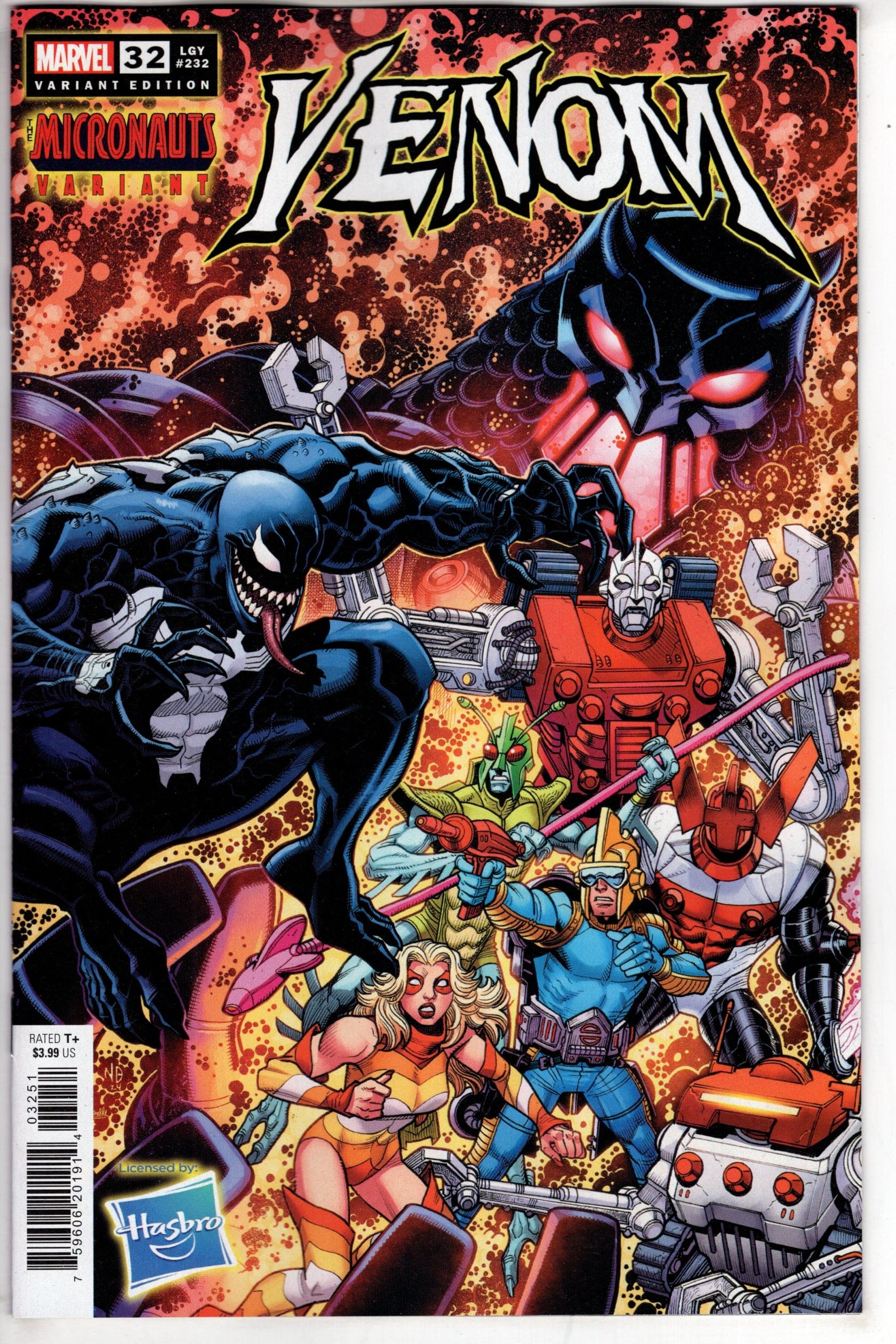 MARVEL PRH COMIC BOOK VENOM #32 NICK BRADSHAW MICRONAUTS VAR