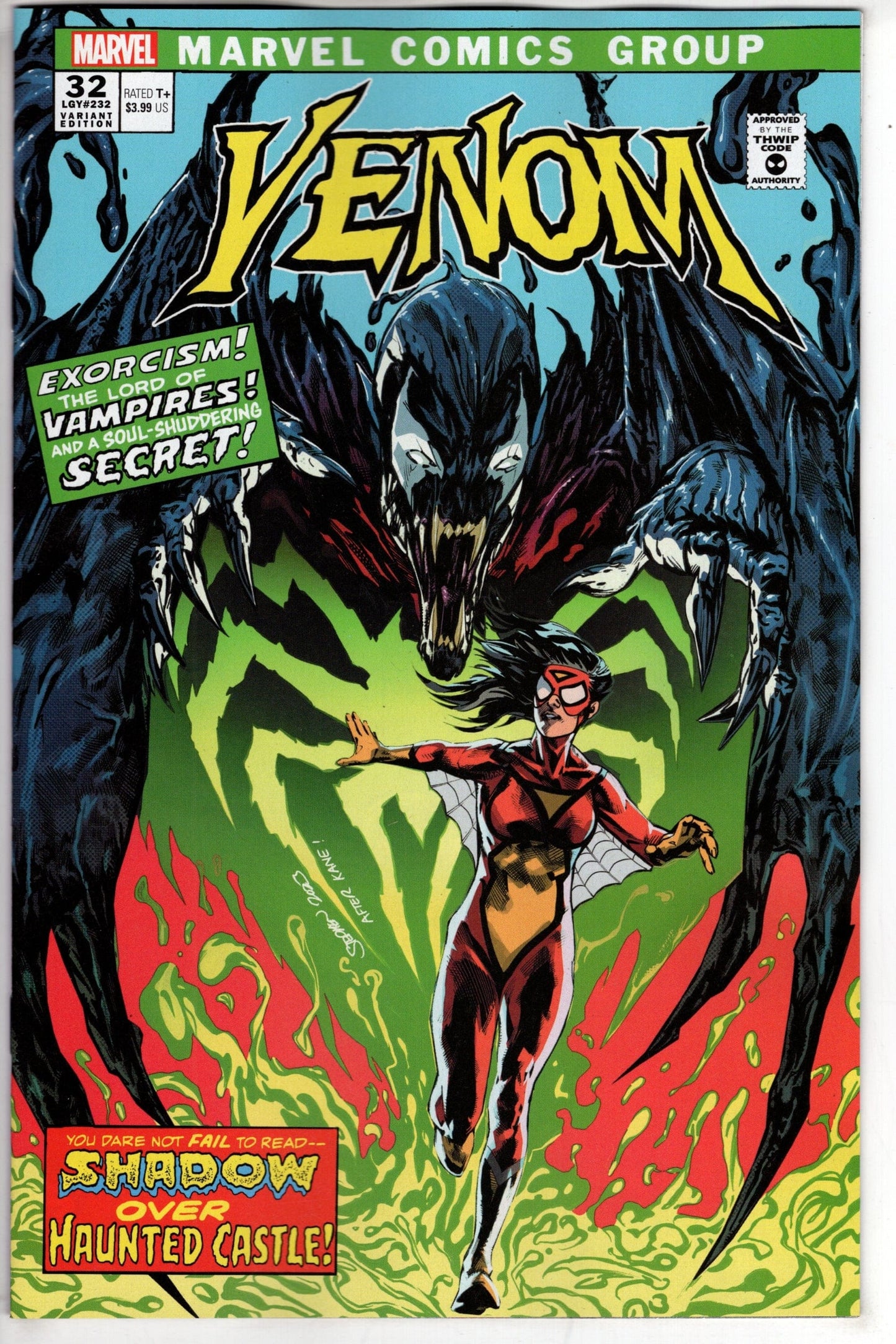 MARVEL PRH COMIC BOOK VENOM #32 STEPHEN MOONEY VAMPIRE VAR