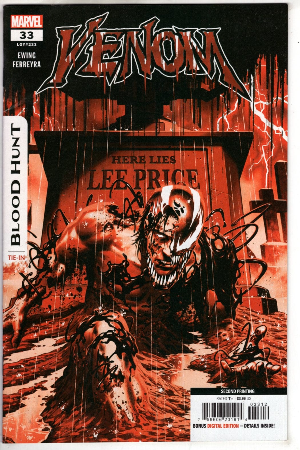 MARVEL PRH COMIC BOOK VENOM #33 2ND PTG [FN]
