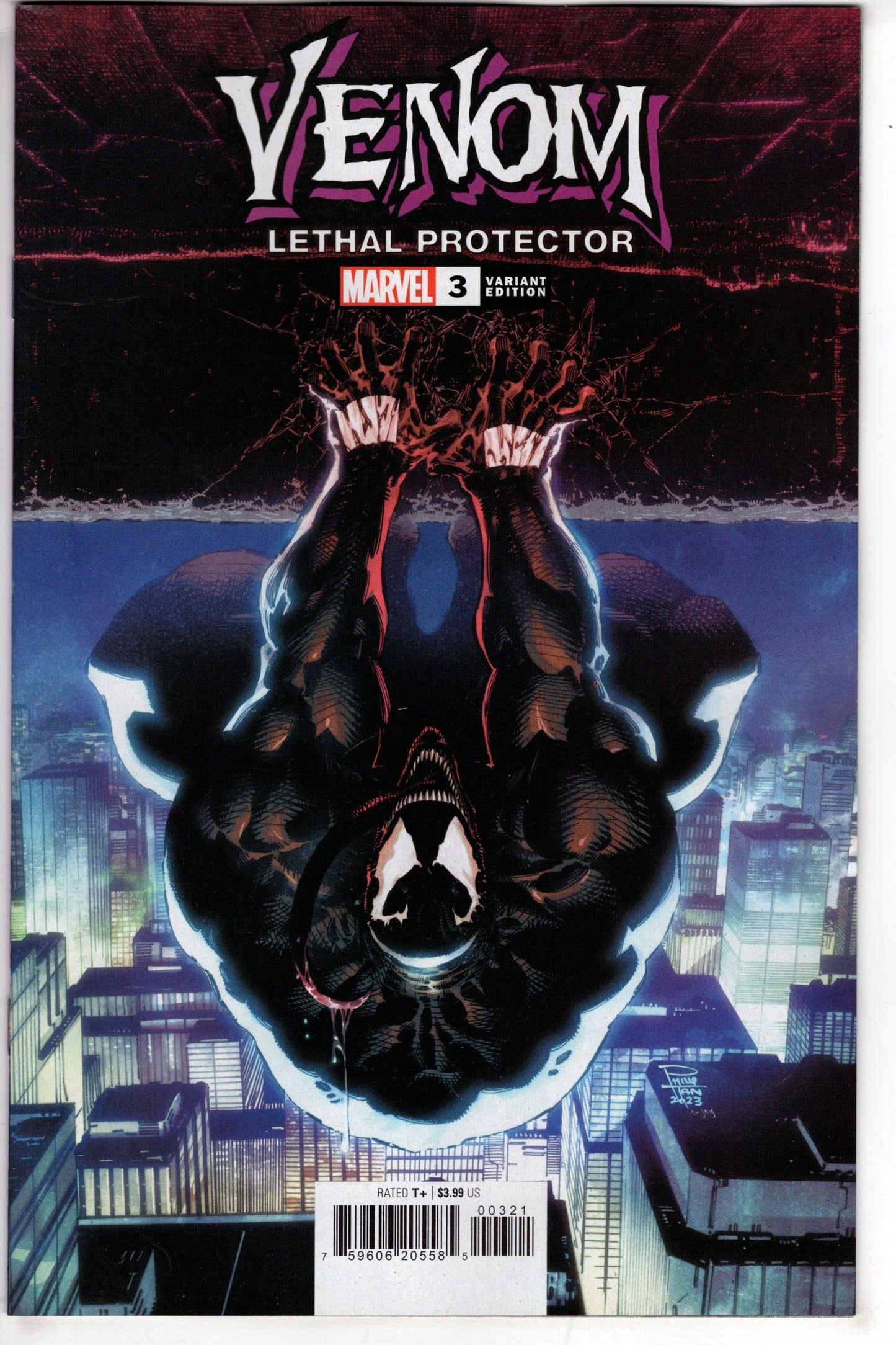 MARVEL PRH COMIC BOOK VENOM LETHAL PROTECTOR II #3 (OF 5) PHILIP TAN VAR