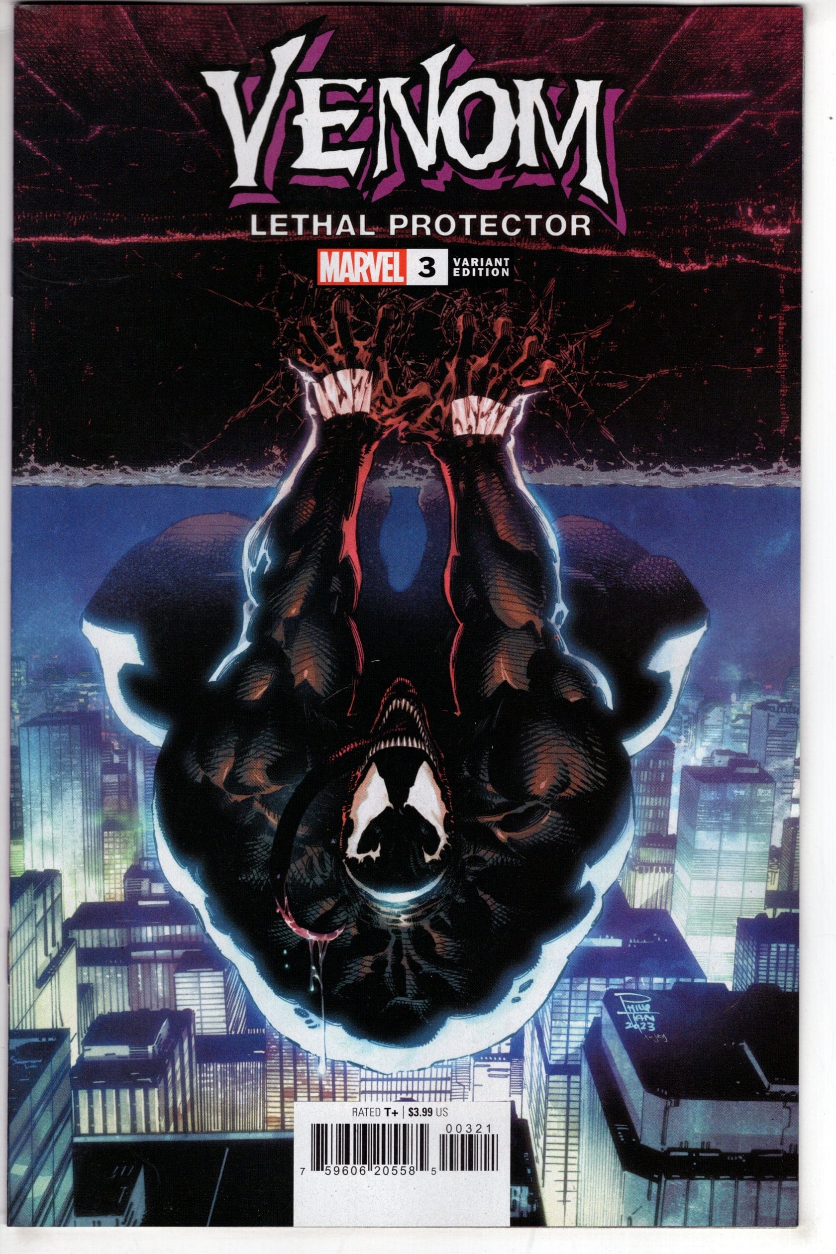 MARVEL PRH COMIC BOOK VENOM LETHAL PROTECTOR II #3 (OF 5) PHILIP TAN VAR