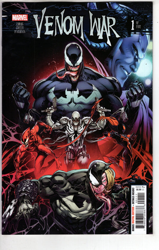 MARVEL PRH COMIC BOOK VENOM WAR #1