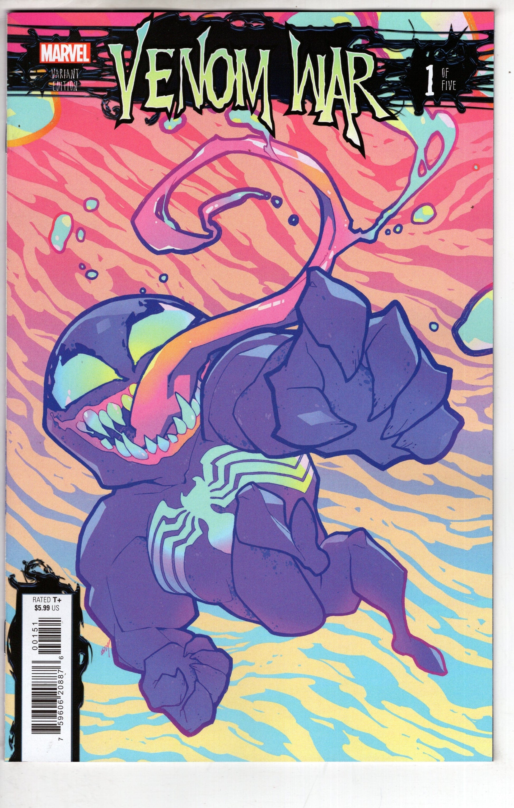 MARVEL PRH COMIC BOOK VENOM WAR #1 ROSE BESCH VAR
