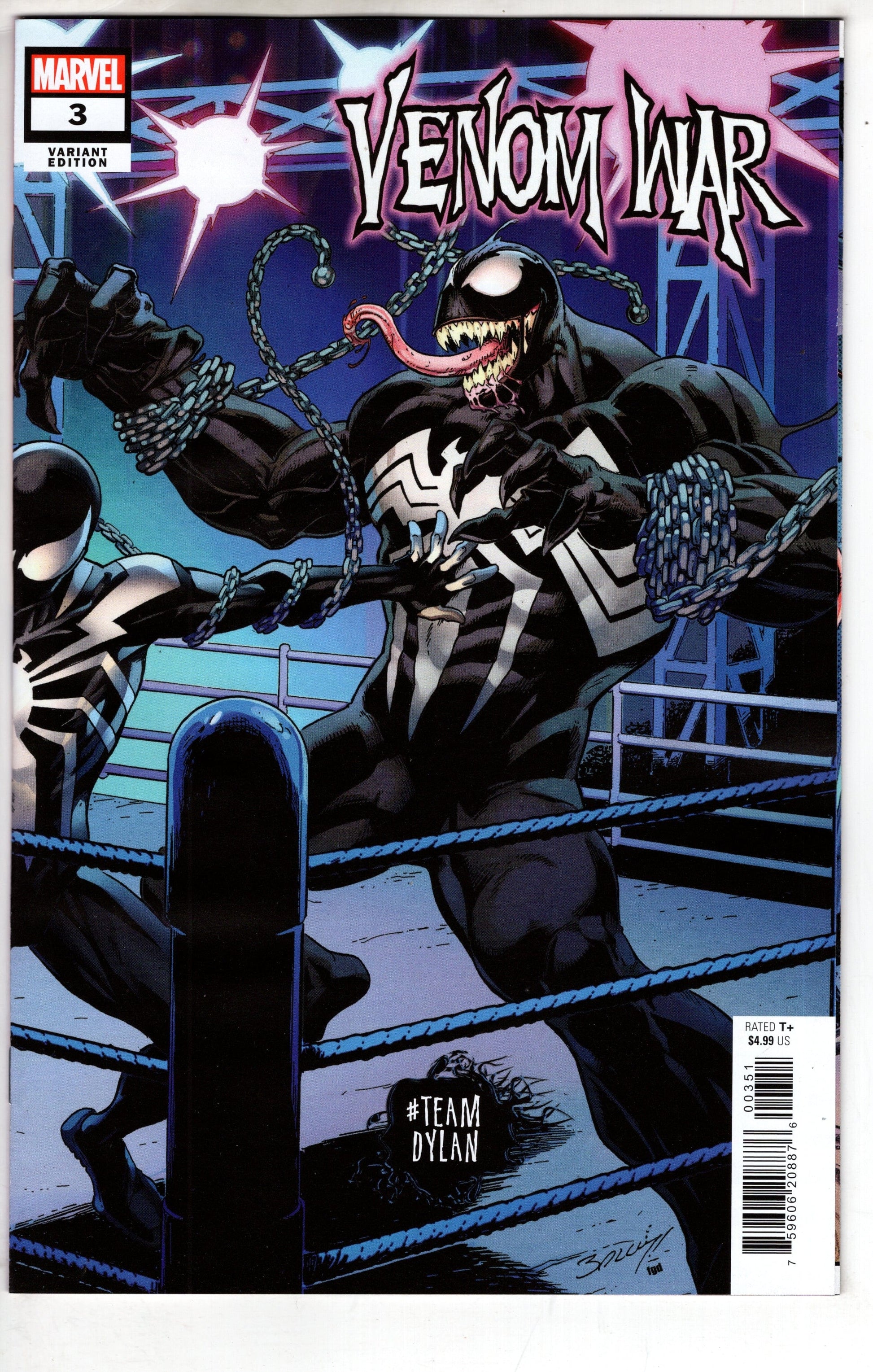 MARVEL PRH COMIC BOOK VENOM WAR #3 (OF 5) MARK BAGLEY TEAM DYLAN VAR