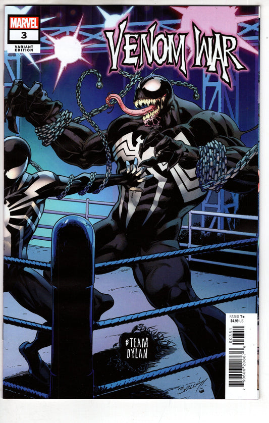 MARVEL PRH COMIC BOOK VENOM WAR #3 (OF 5) MARK BAGLEY TEAM DYLAN VAR