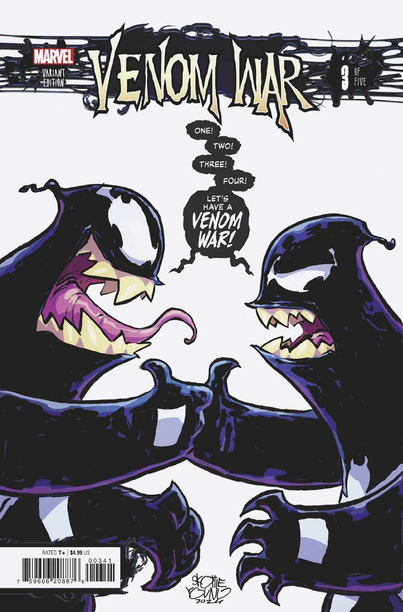 MARVEL PRH COMIC BOOK VENOM WAR #3 (OF 5) SKOTTIE YOUNG VAR