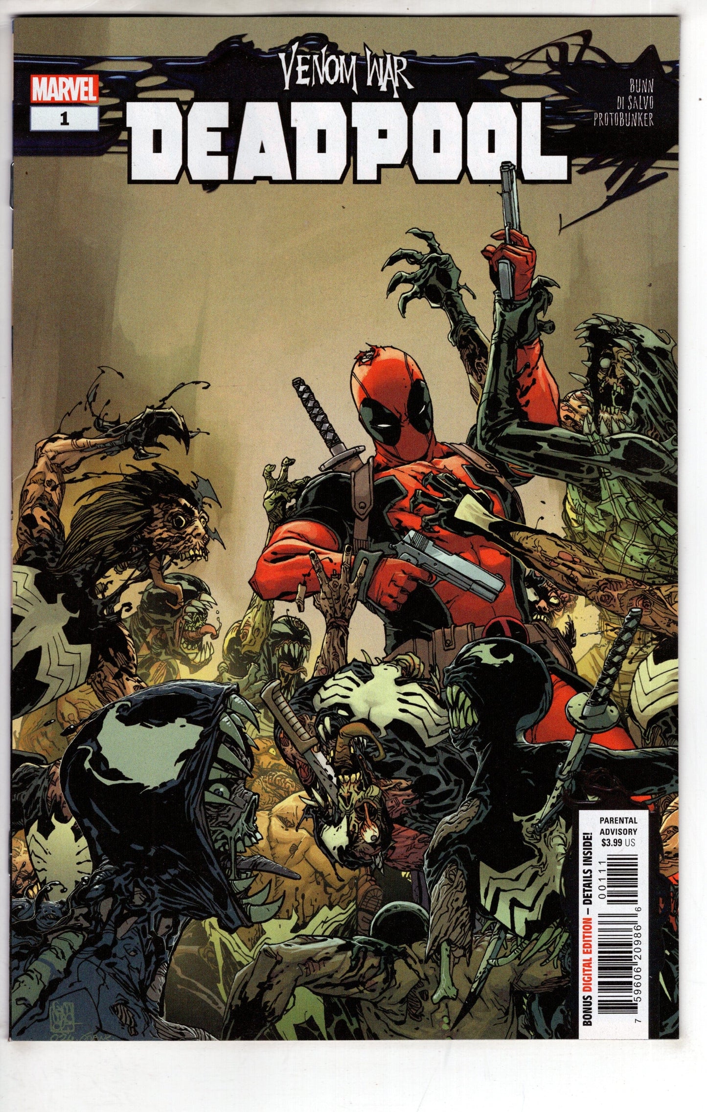 MARVEL PRH COMIC BOOK VENOM WAR DEADPOOL #1 (OF 3)